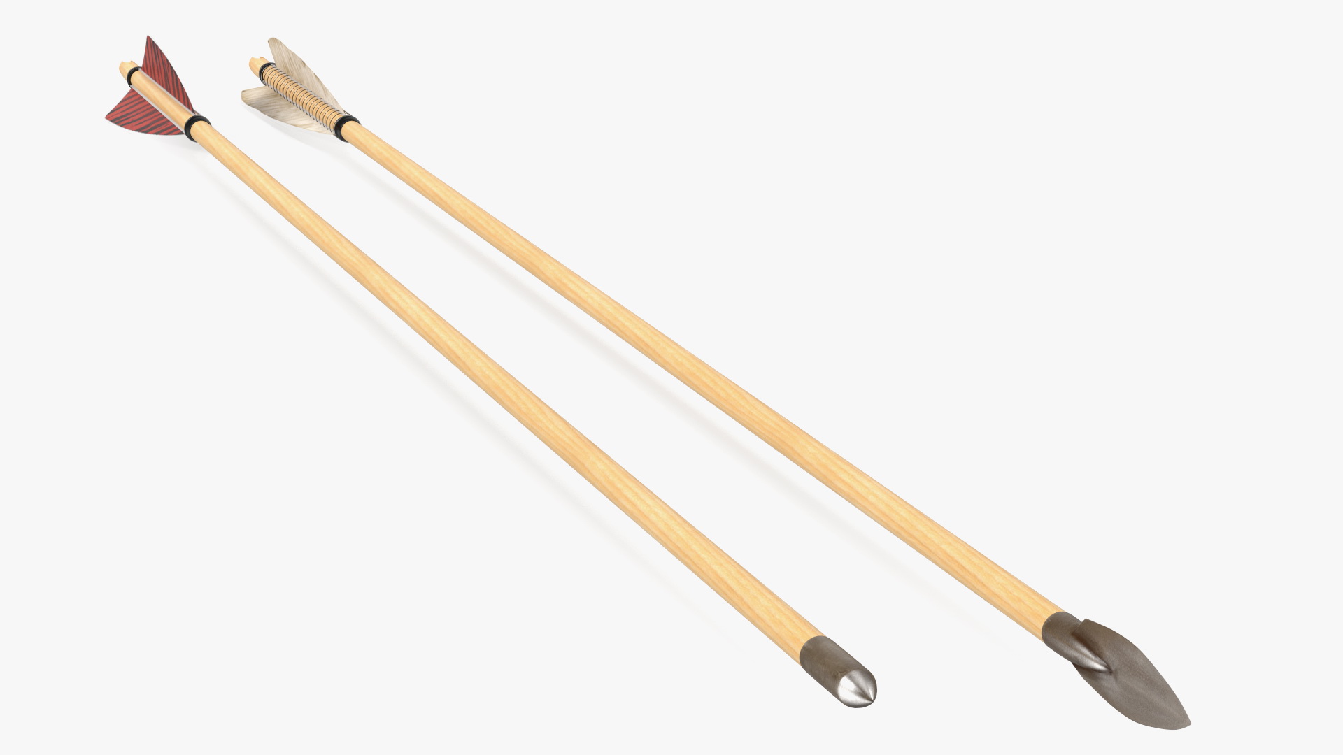 3D Wooden Bow Arrows Set