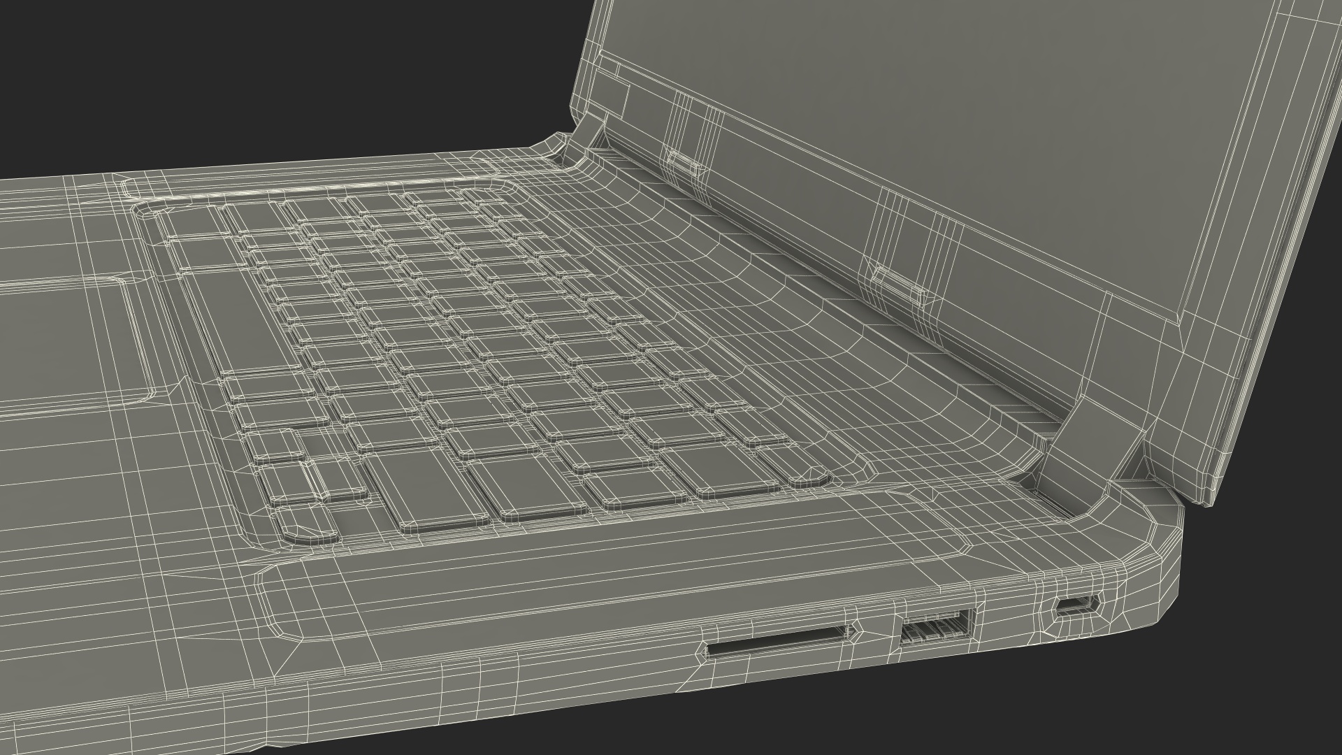 Common Laptop Computer 3D