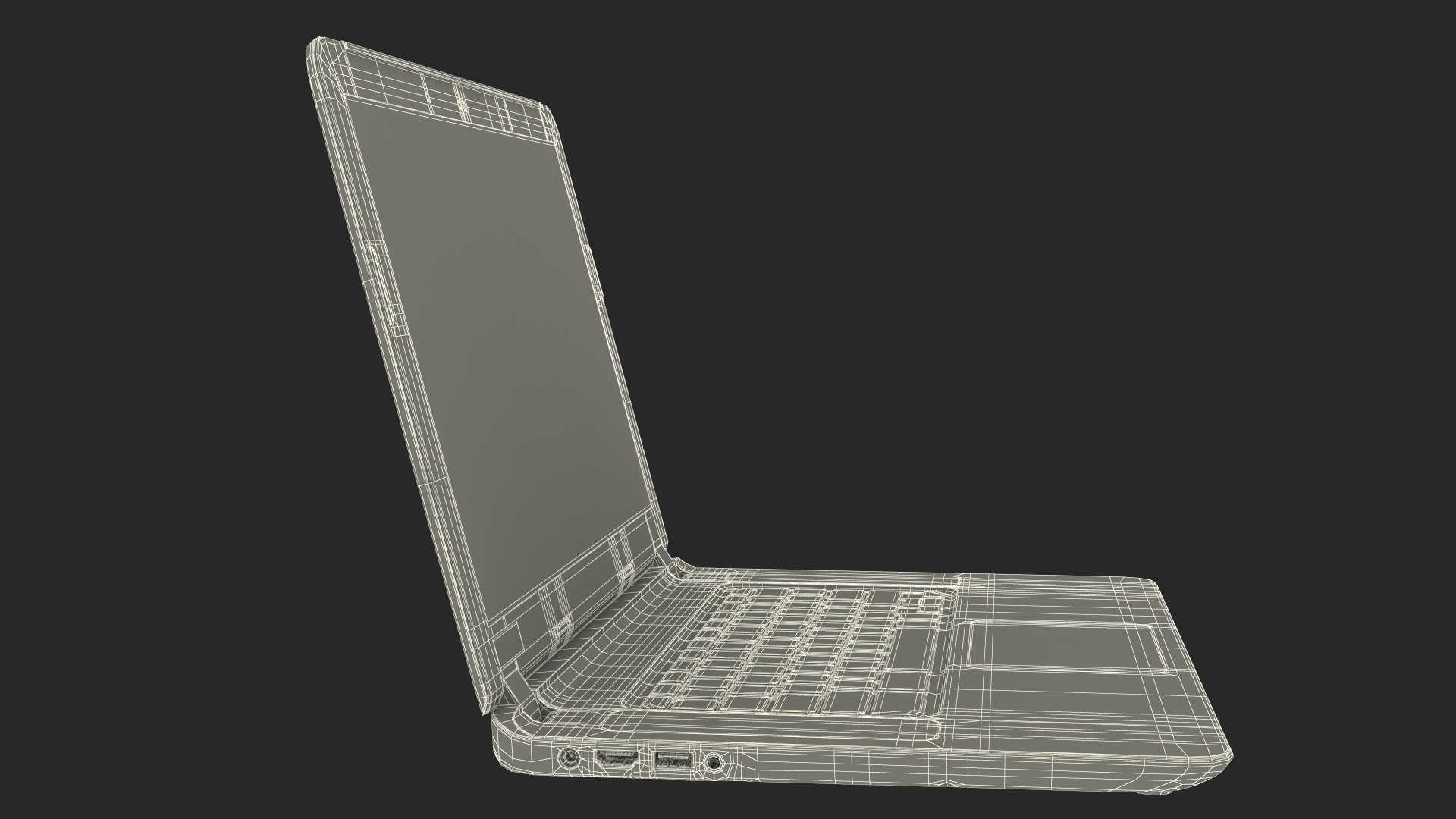 Common Laptop Computer 3D