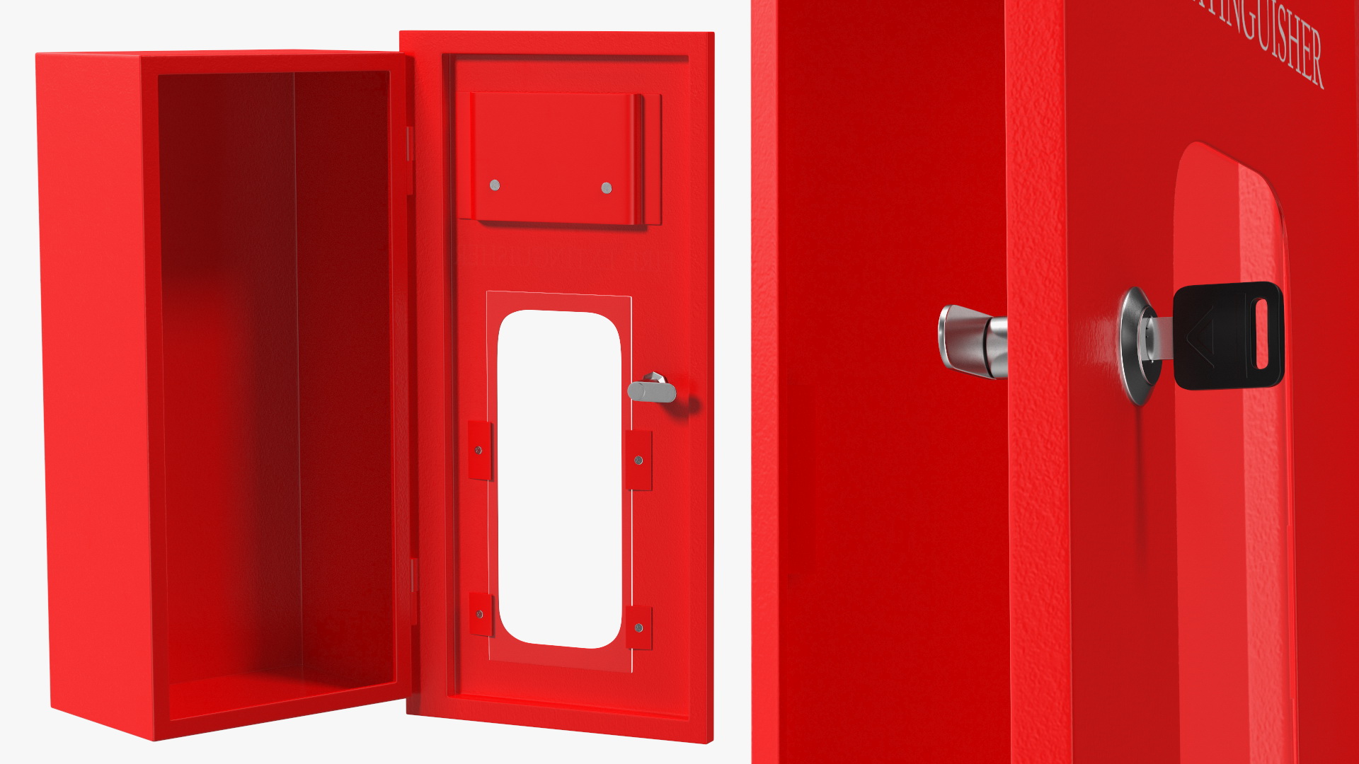 3D Fire Extinguisher Box