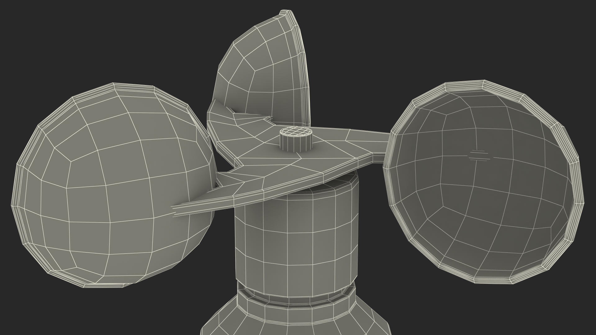 3D Thies Clima Wind Transmitter model