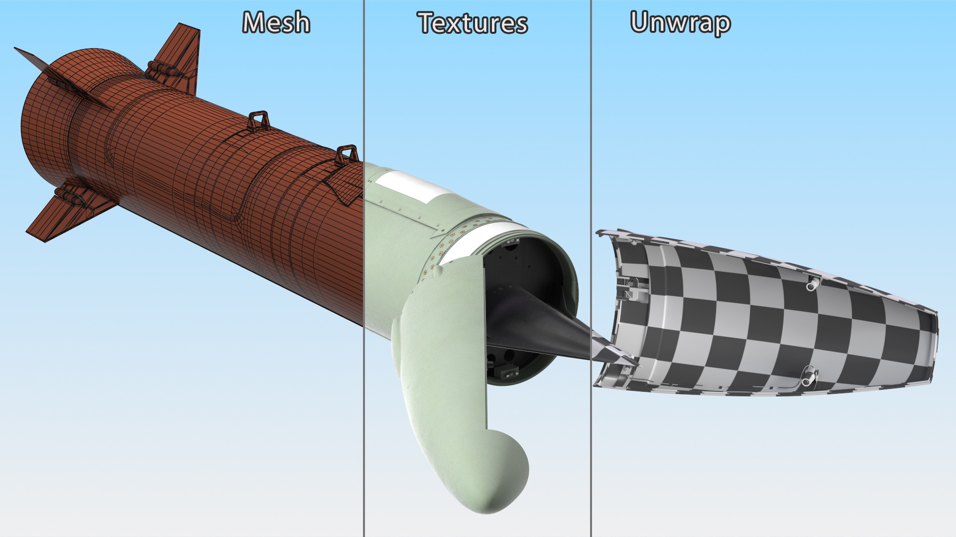 3D Hypersonic Missile model