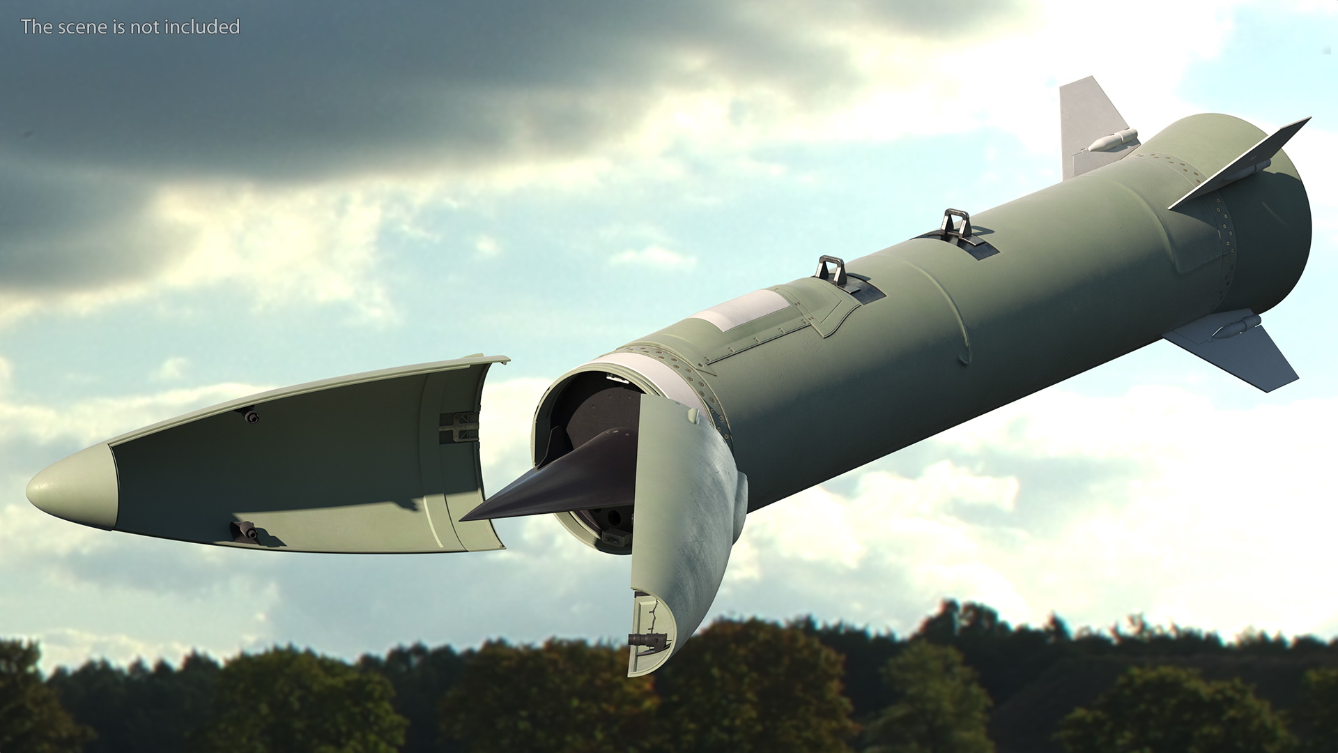 3D Hypersonic Missile model