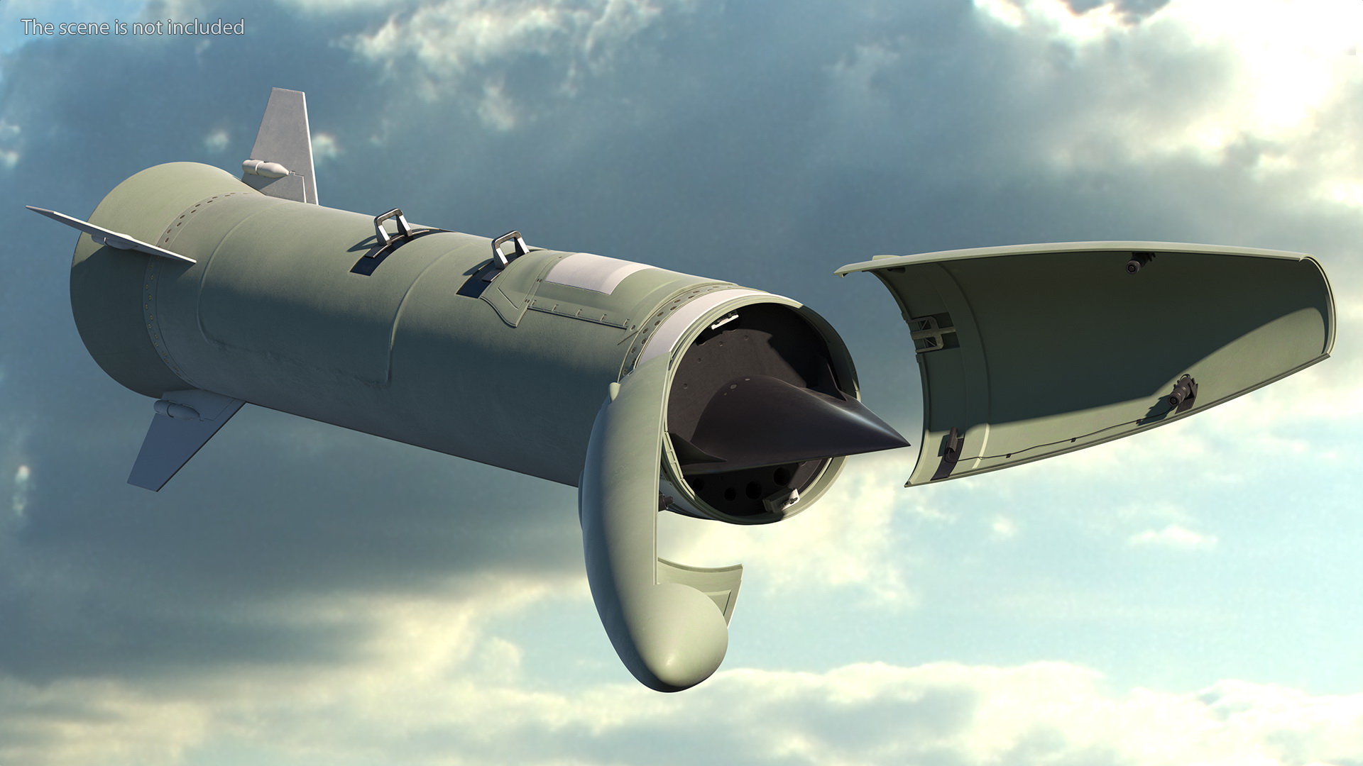3D Hypersonic Missile model