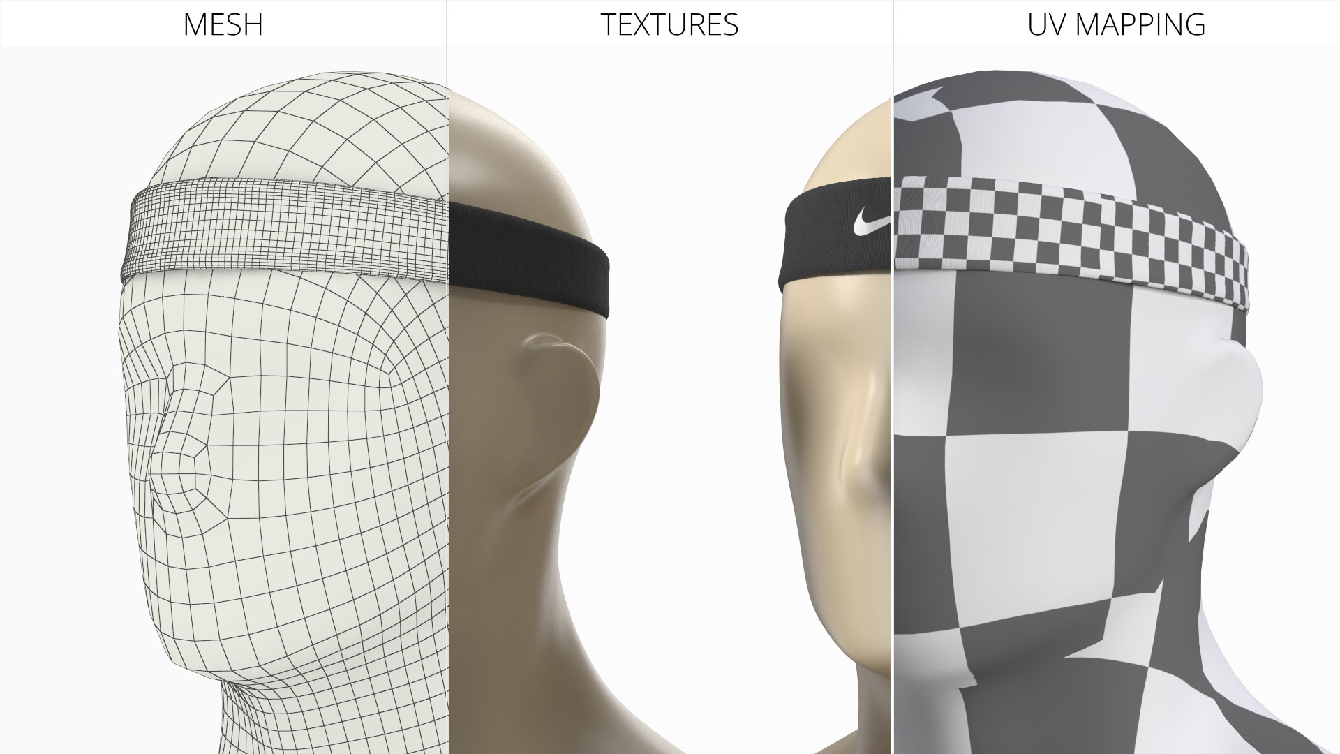 Nike Sports Headband on Mannequin, view 9