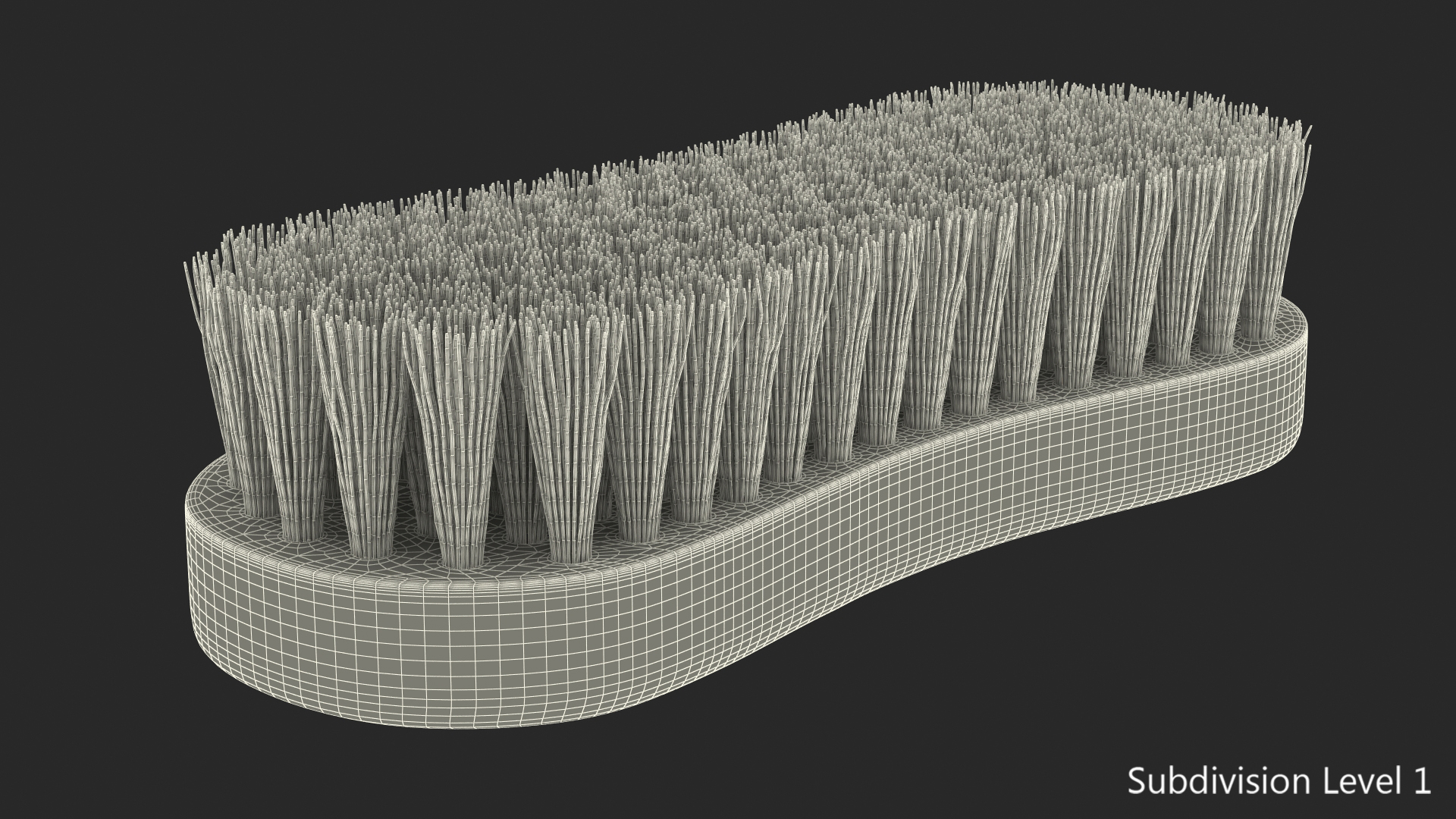 Konex Nylon Fiber Cleaning Brush Dark Wood 3D