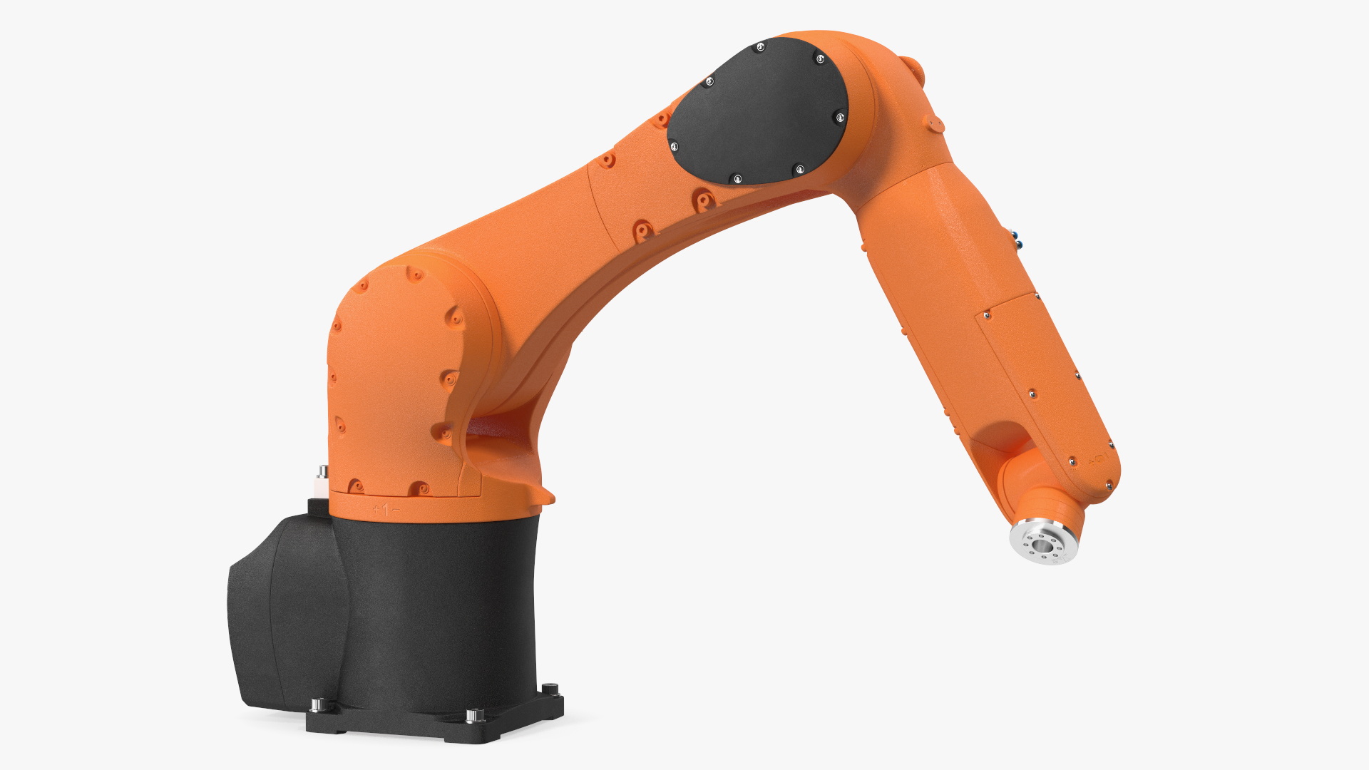 Industrial Robot Arm Rigged 3D