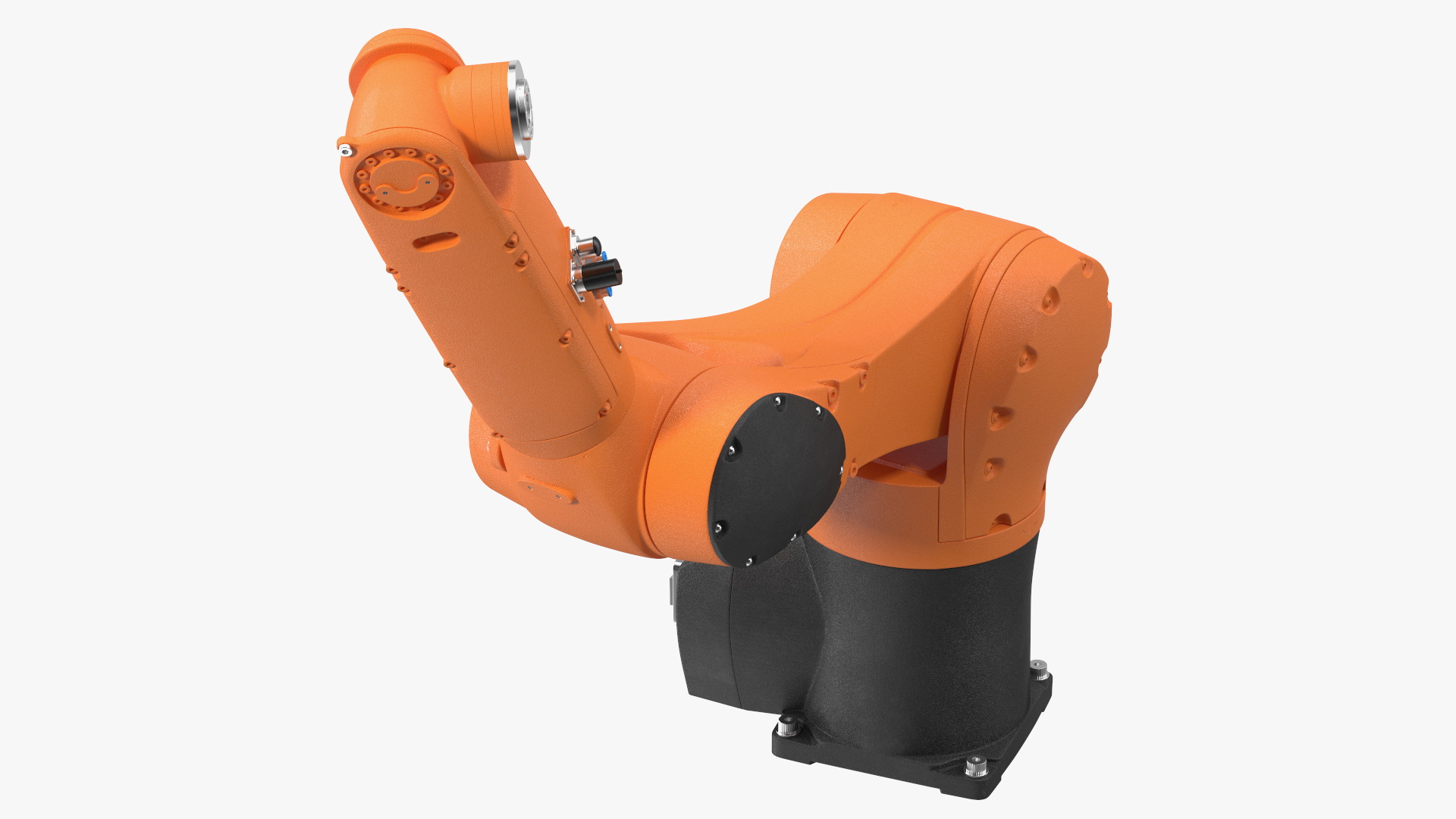 Industrial Robot Arm Rigged 3D