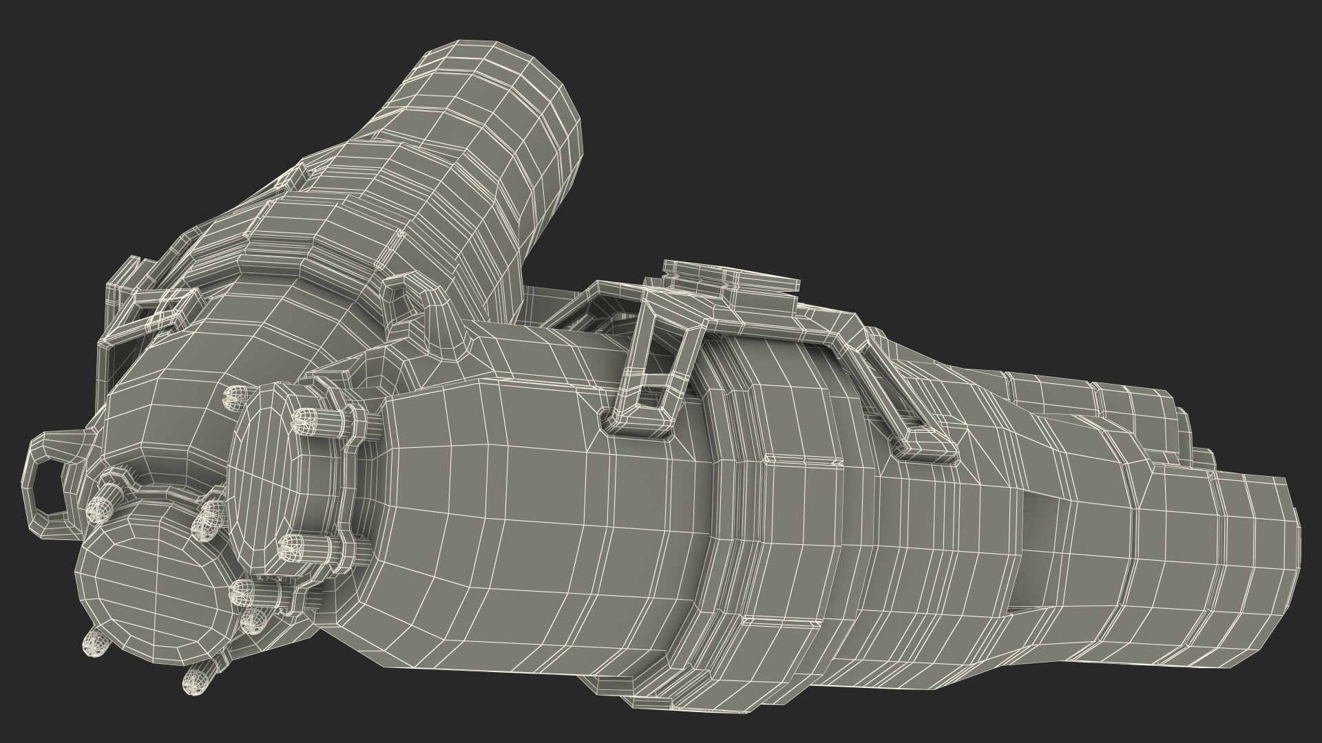 Sci Fi Fuel Energy Cell Set 3D