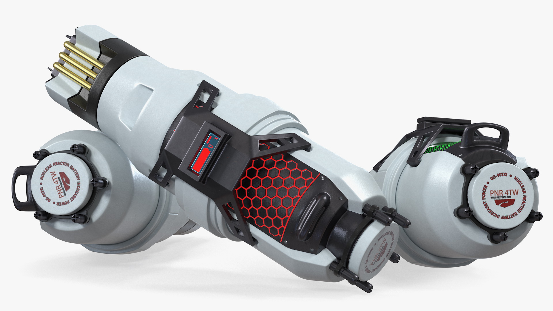 Sci Fi Fuel Energy Cell Set 3D