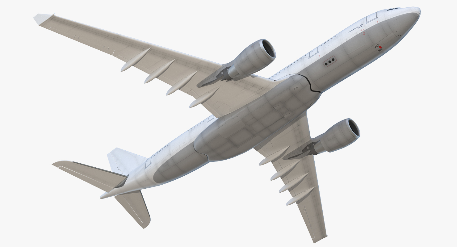 3D model Airbus A330 P2F Generic Rigged