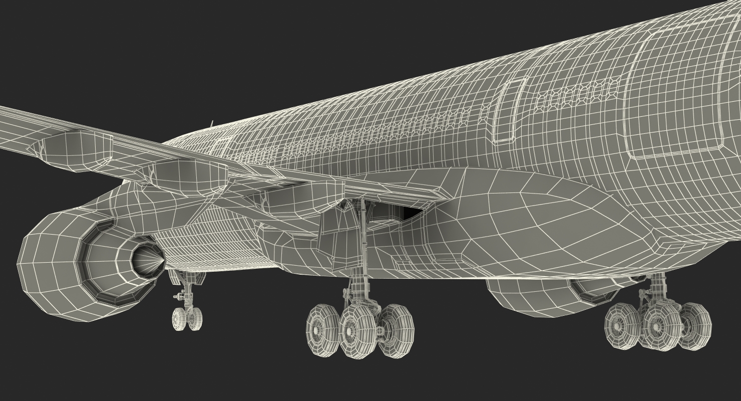 3D model Airbus A330 P2F Generic Rigged