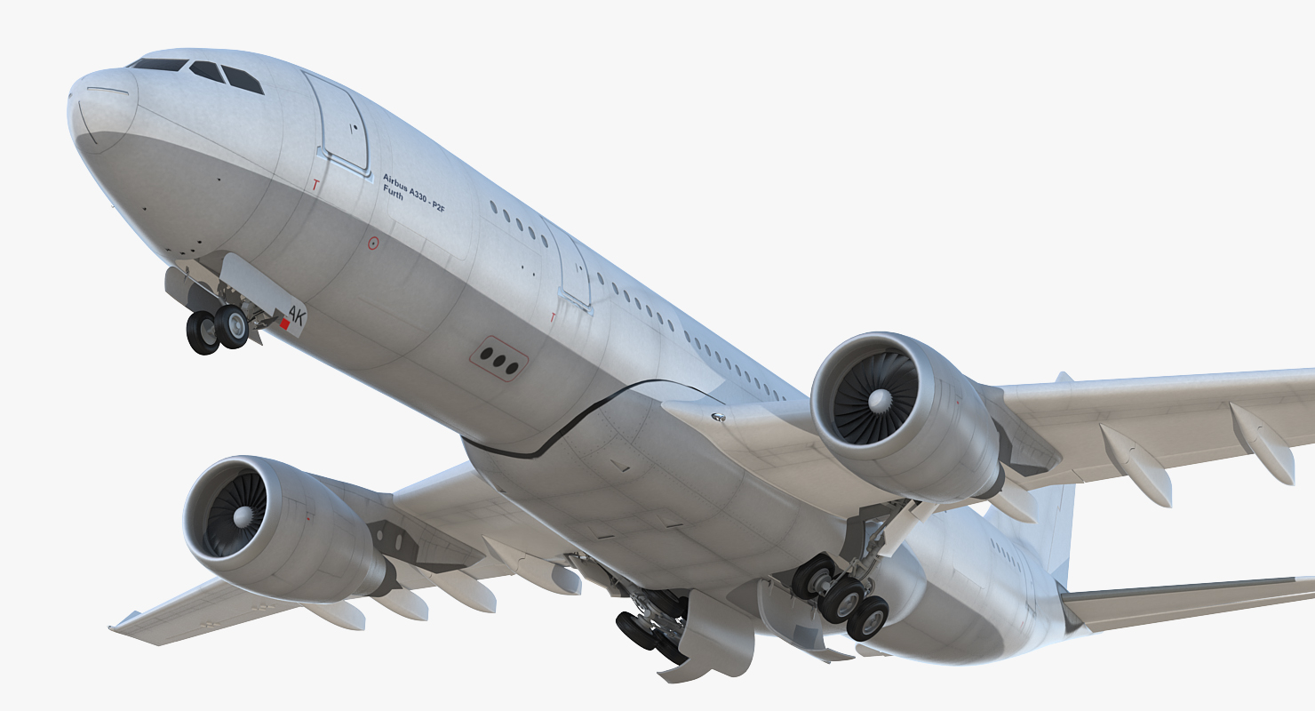 3D model Airbus A330 P2F Generic Rigged
