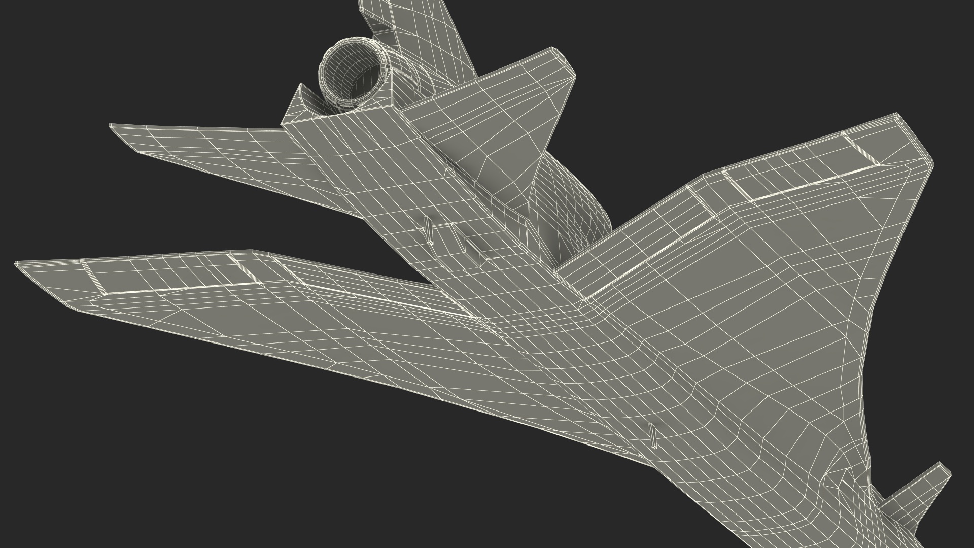 Experimental Supersonic Aircraft 3D
