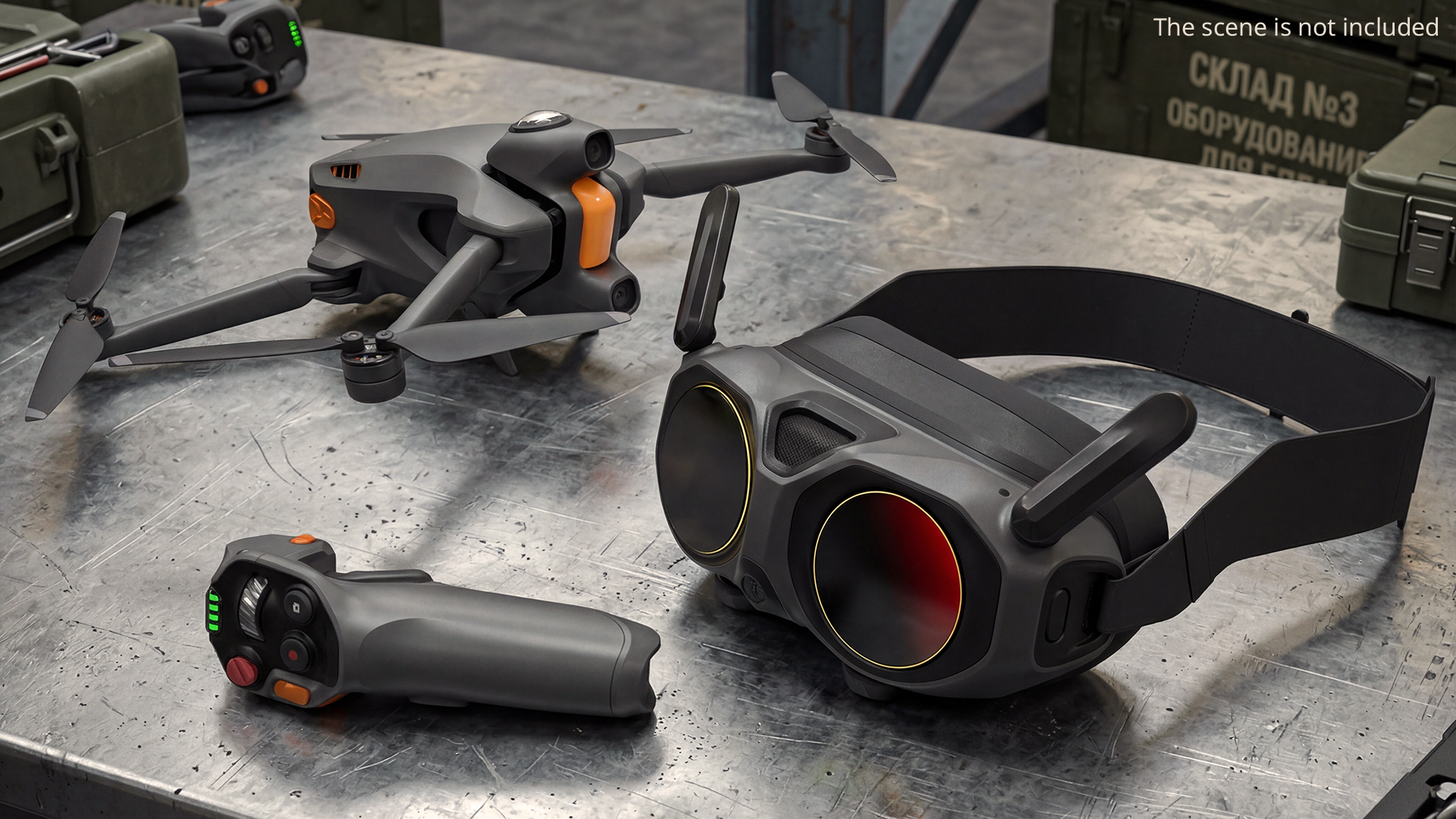 UAV Pilot Vision Goggles Black - view 3