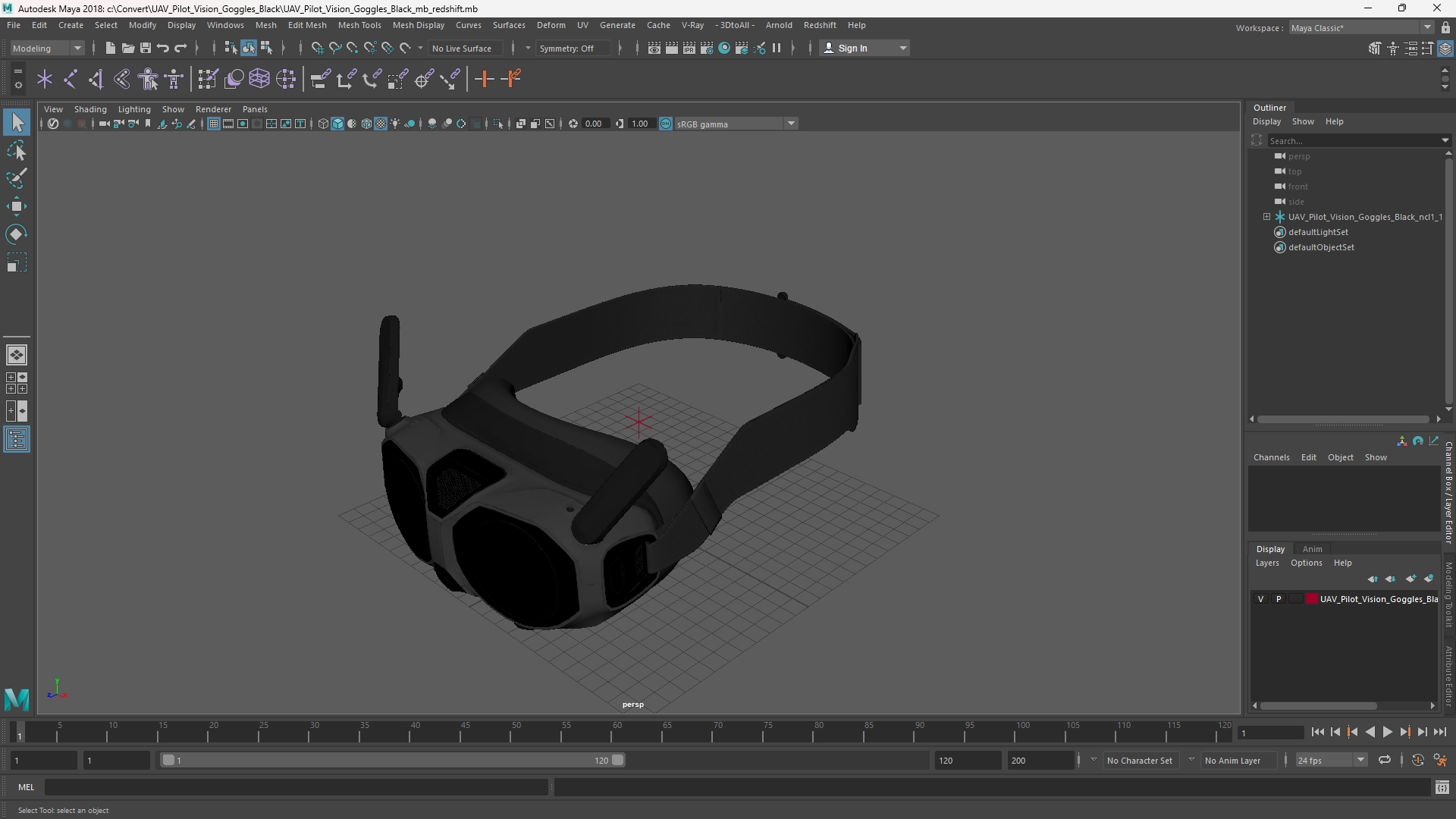 UAV Pilot Vision Goggles Black - view 11