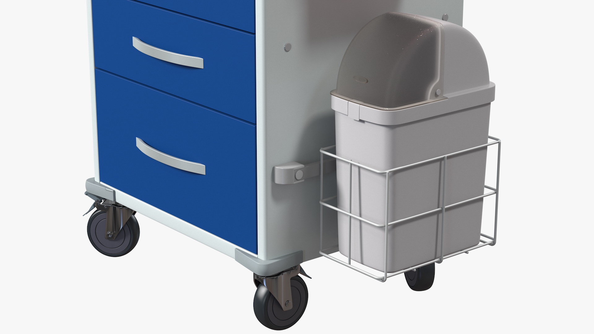 3D model Detecto Medical Cart with Organizer