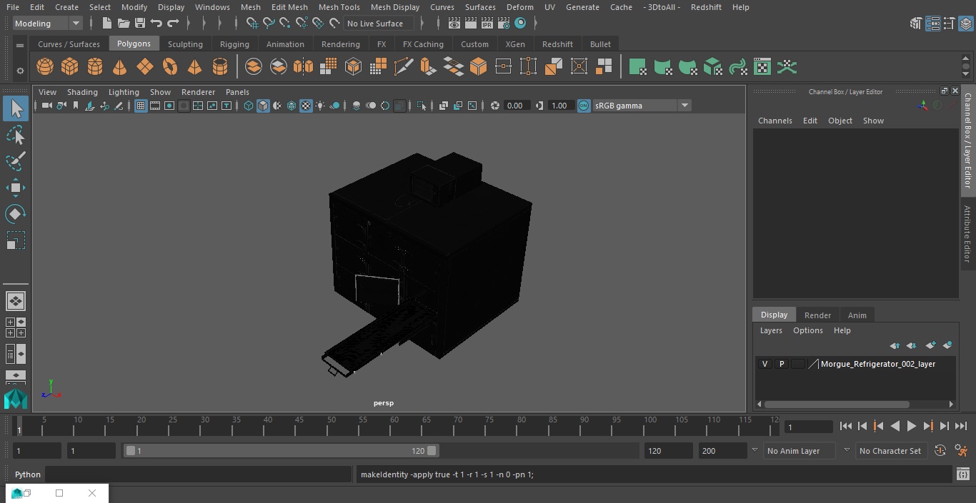 Morgue Refrigerator 3D model
