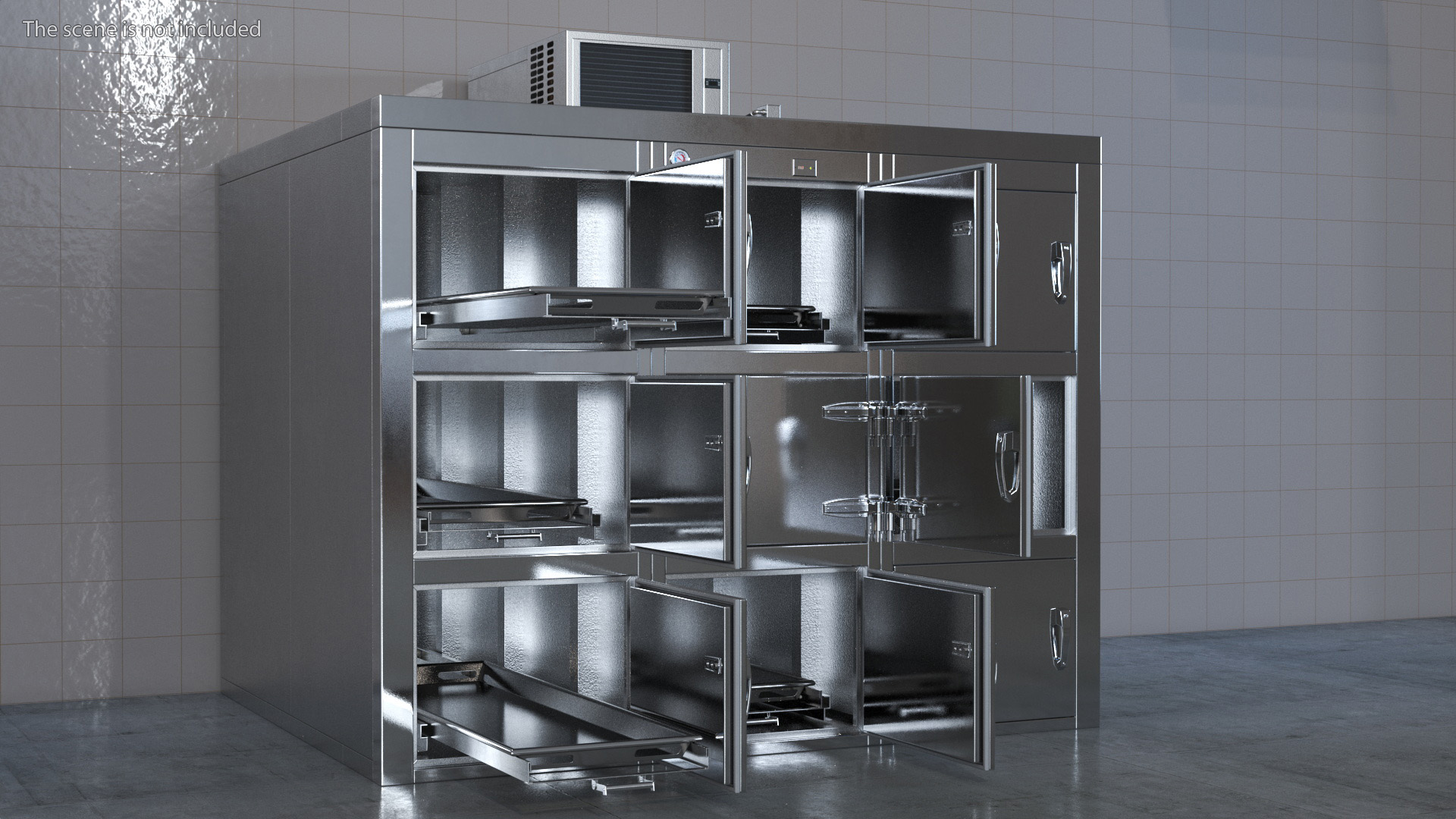 Morgue Refrigerator 3D model
