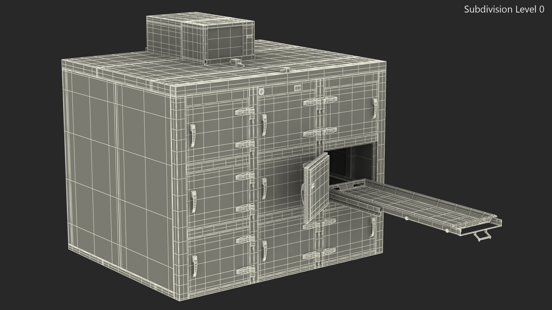 Morgue Refrigerator 3D model