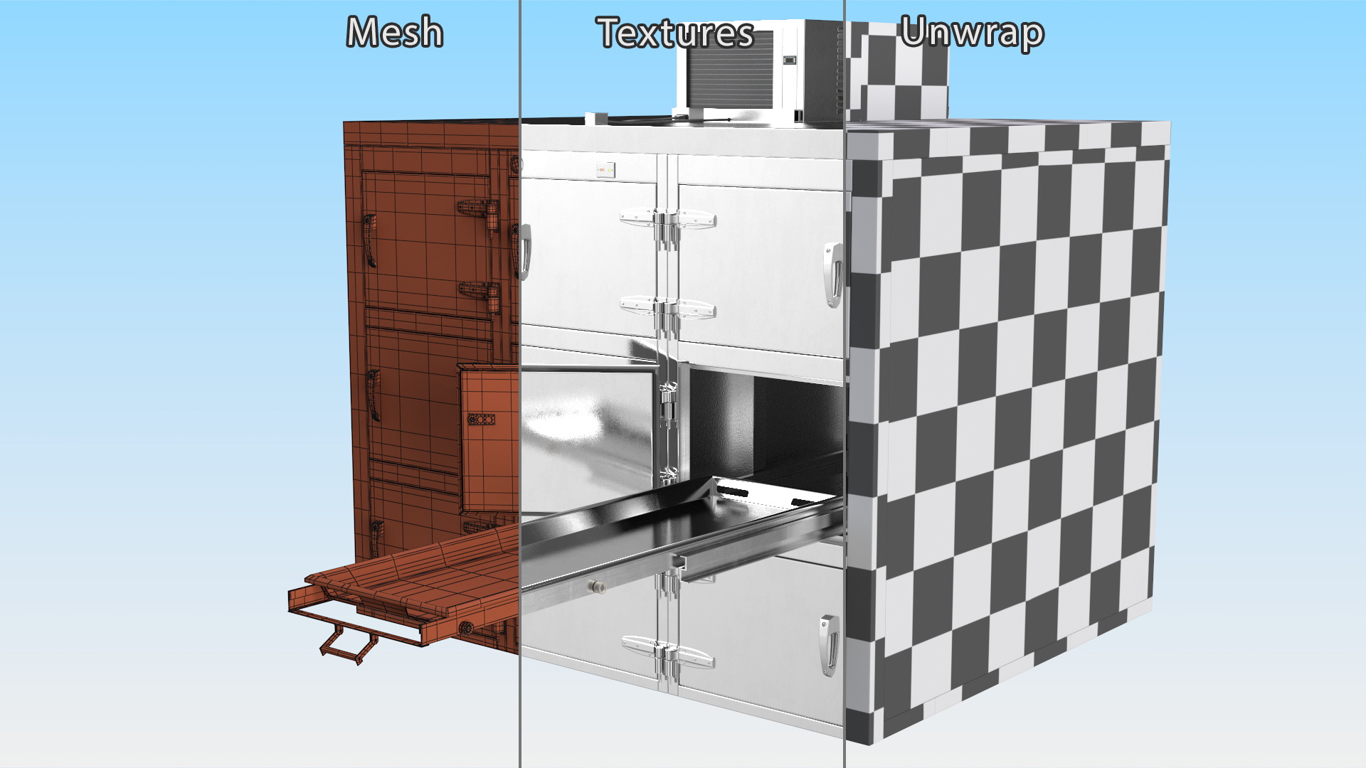 Morgue Refrigerator 3D model