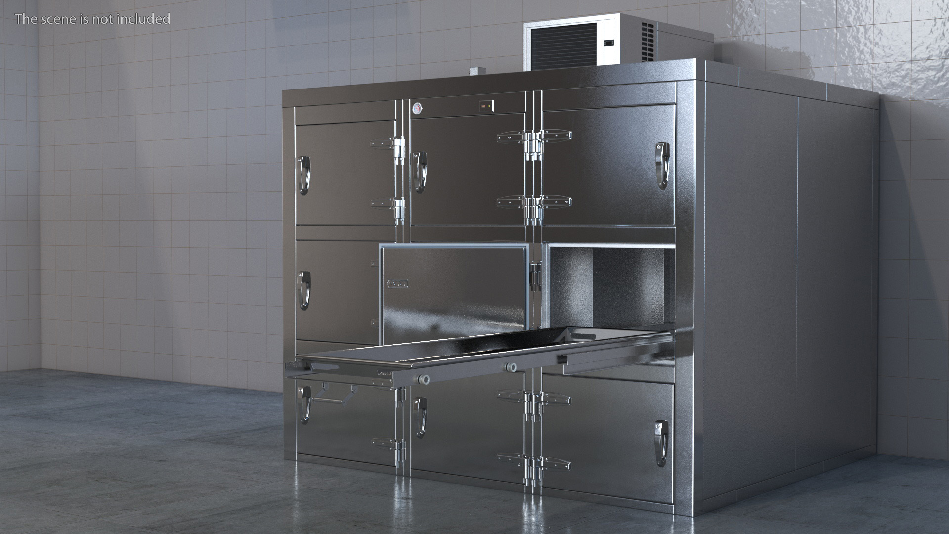 Morgue Refrigerator 3D model