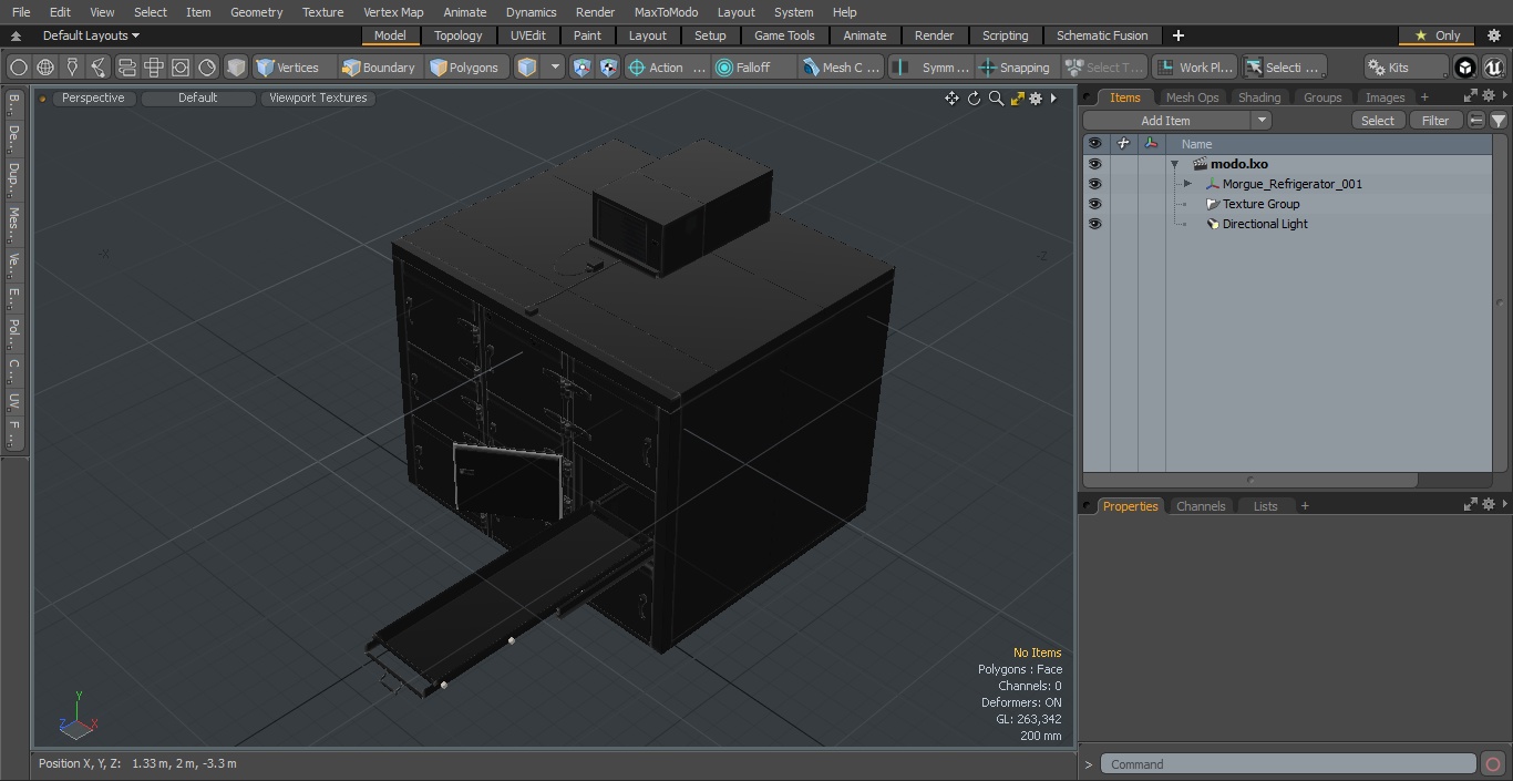 Morgue Refrigerator 3D model
