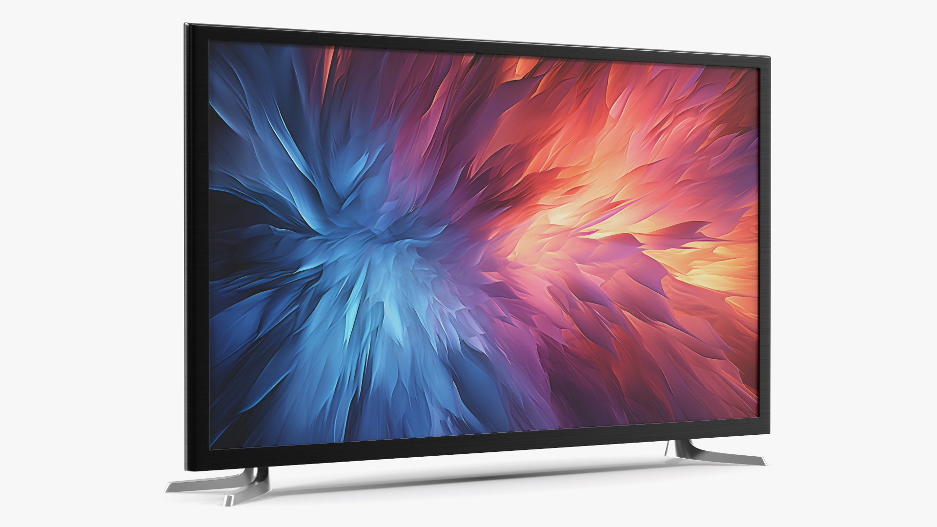 Modern Flat Screen Television 3D model