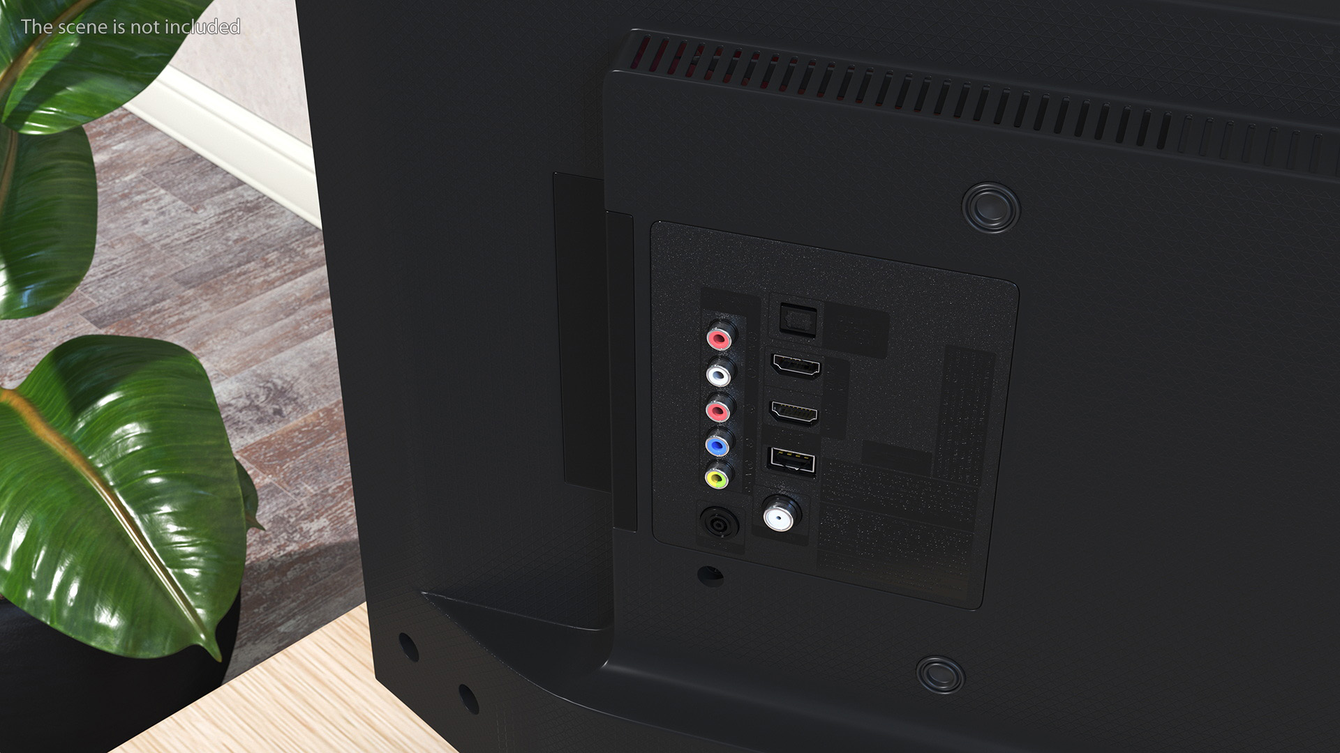 Modern Flat Screen Television 3D model