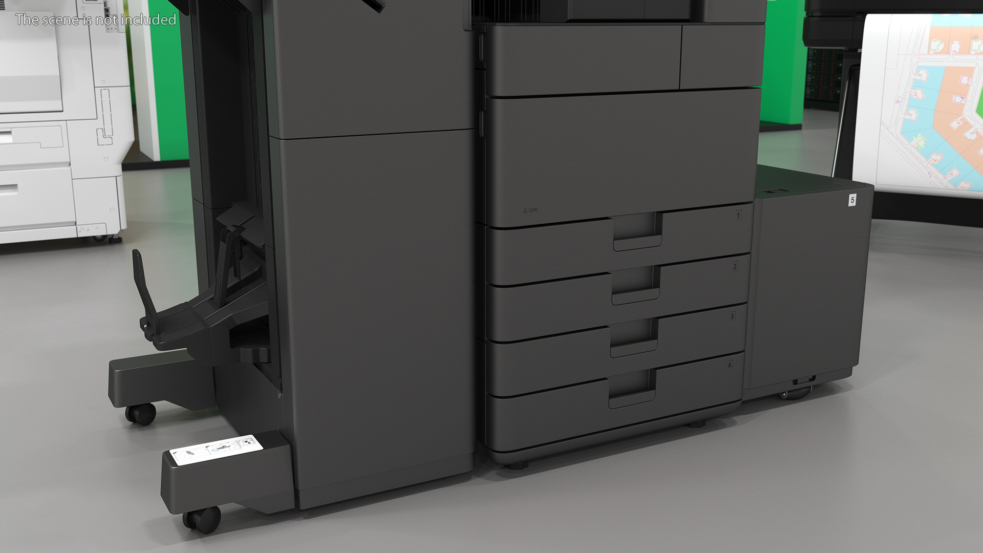Laser MFP Black Full Set 3D model