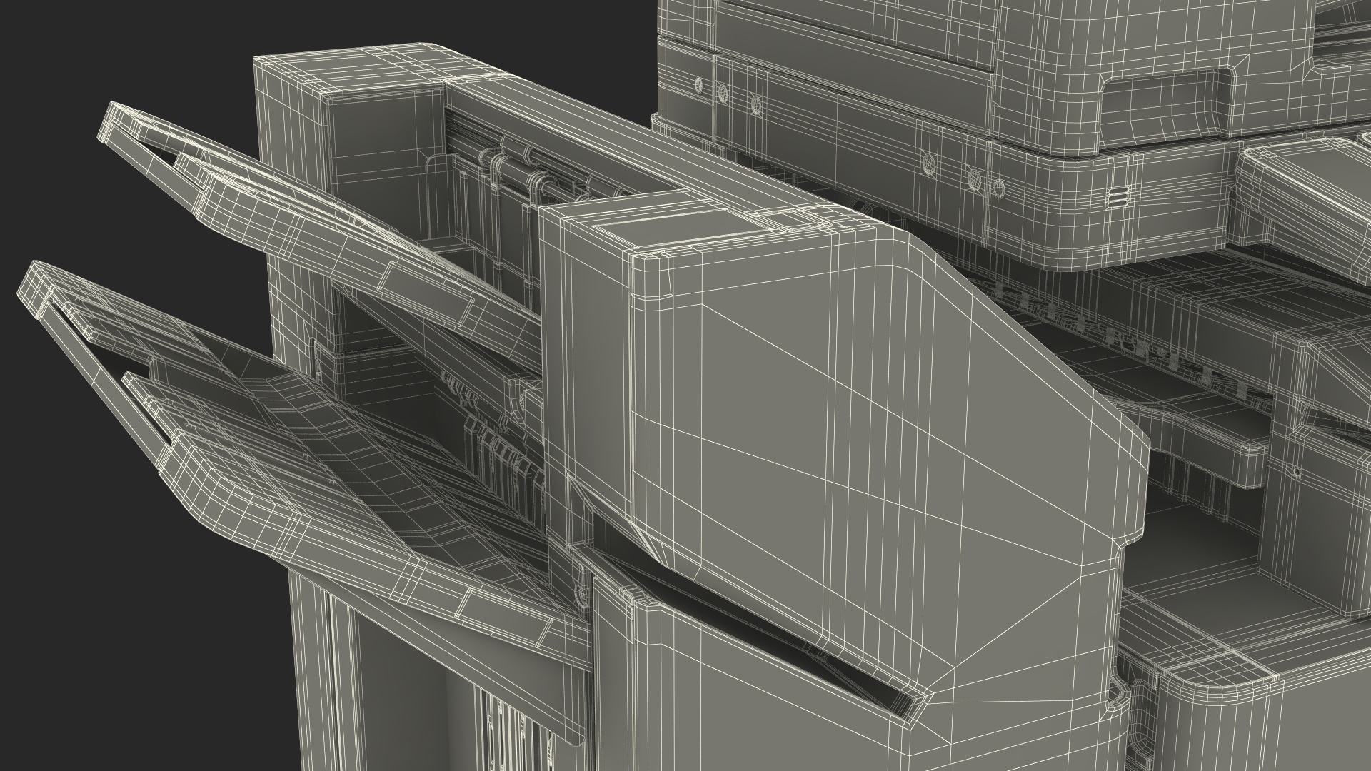 Laser MFP Black Full Set 3D model