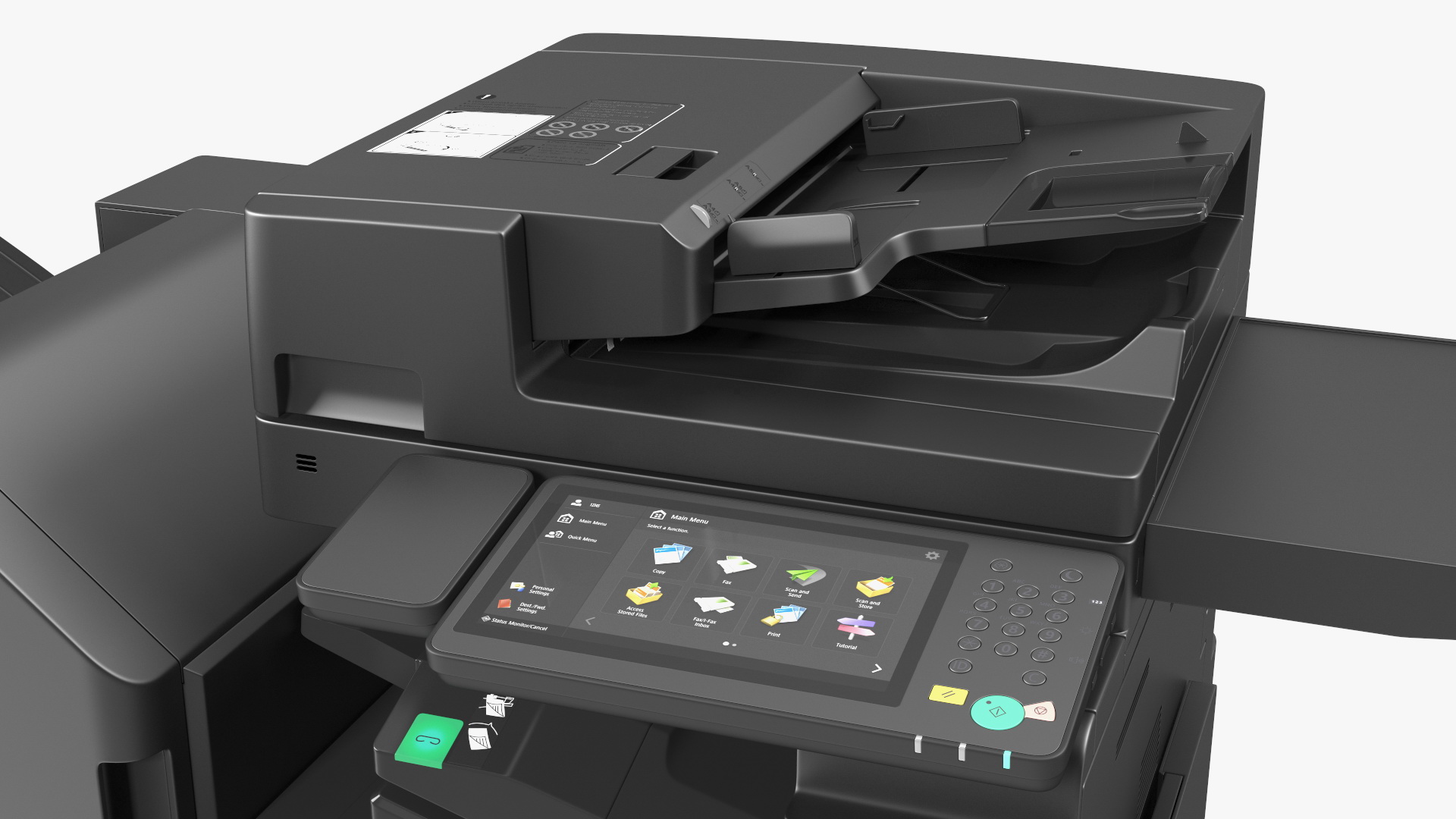 Laser MFP Black Full Set 3D model