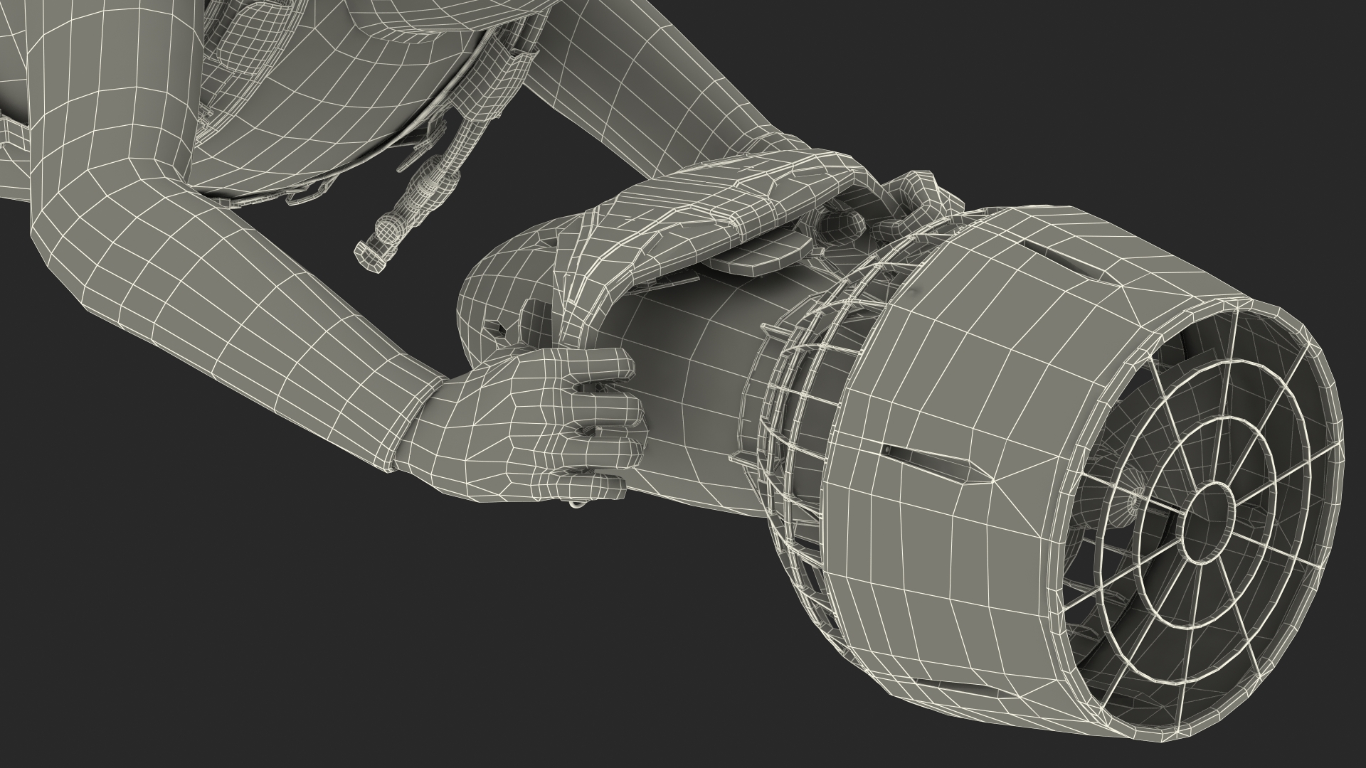 3D Diver with Sea Scooter Propulsion Vehicle