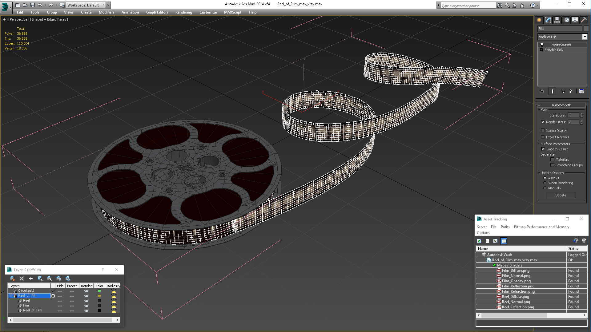 Reel of Film 3D