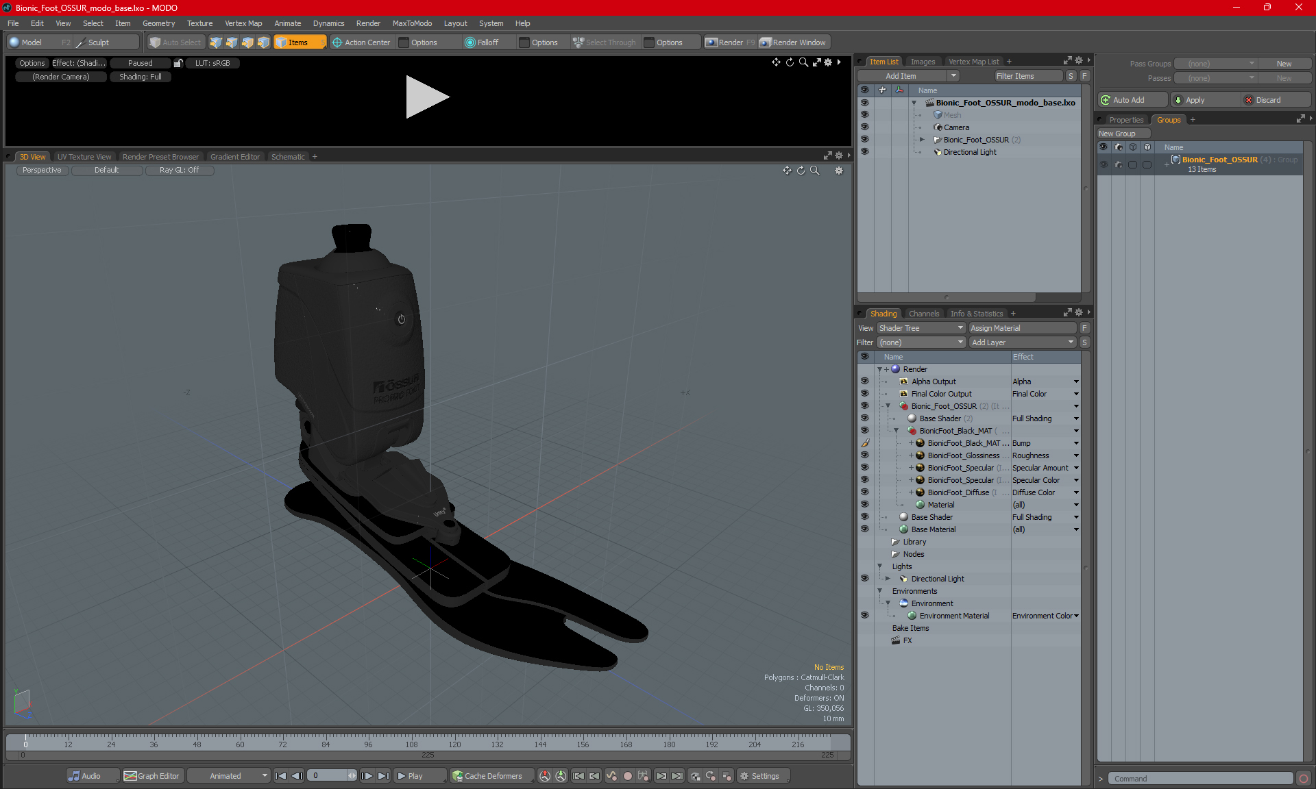 Bionic Foot OSSUR 3D