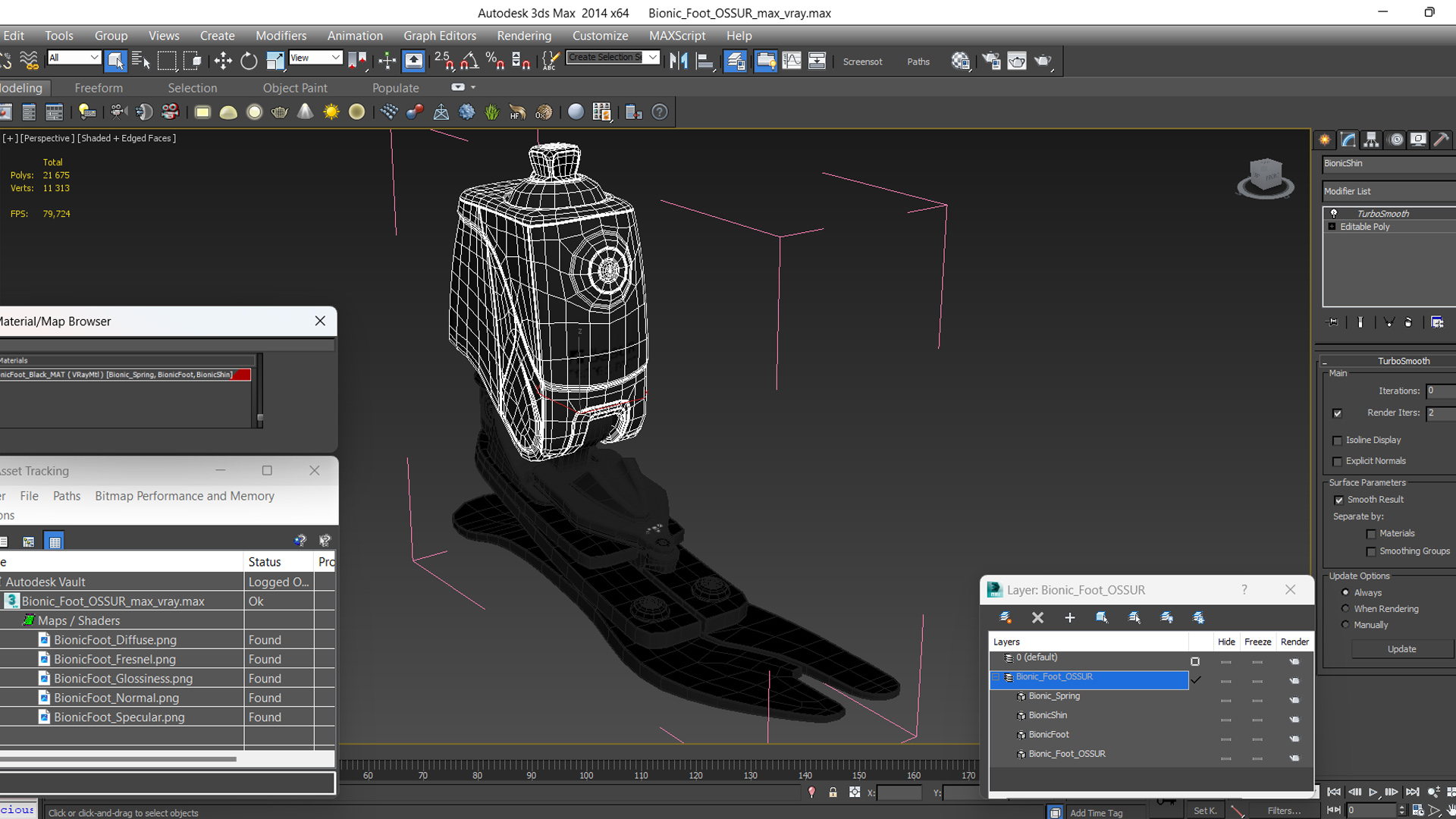 Bionic Foot OSSUR 3D