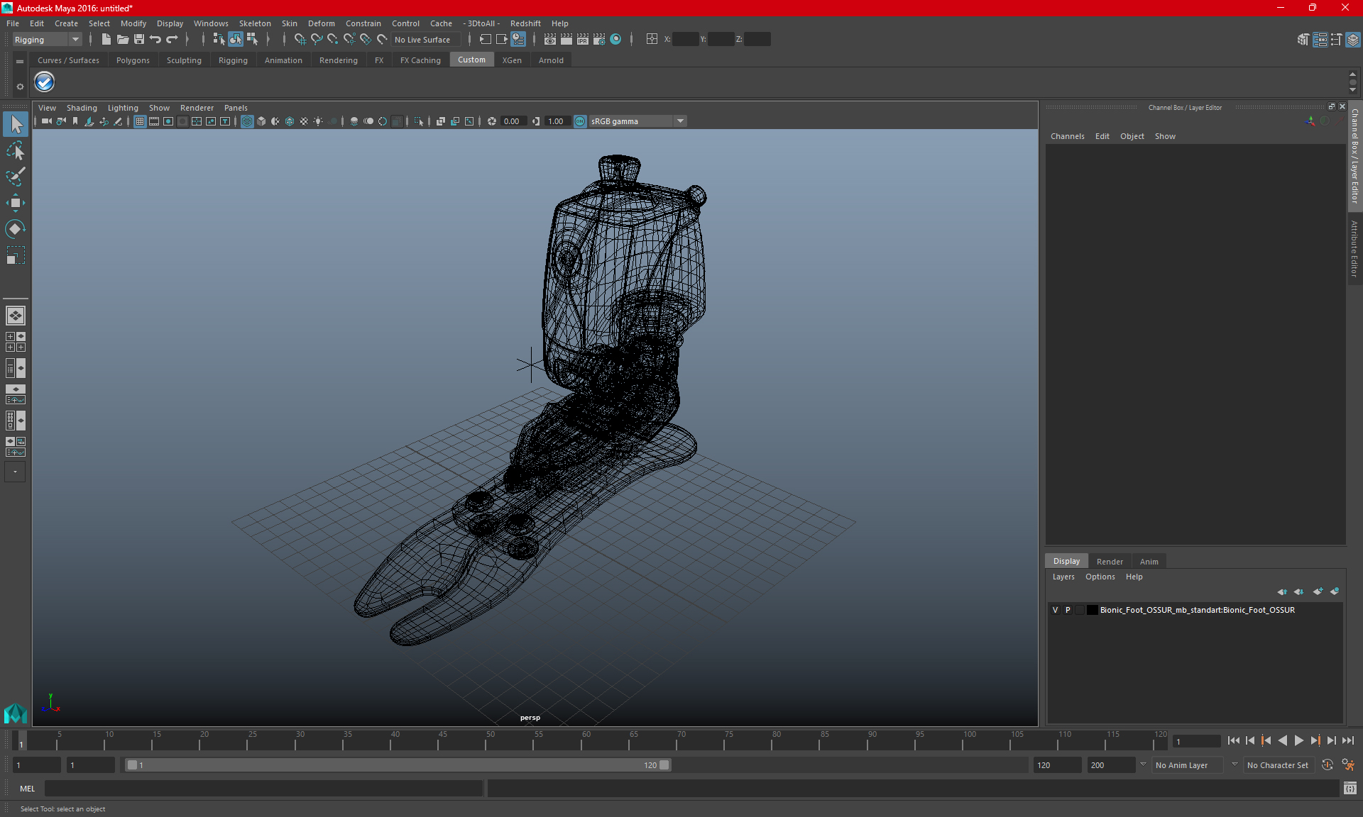 Bionic Foot OSSUR 3D