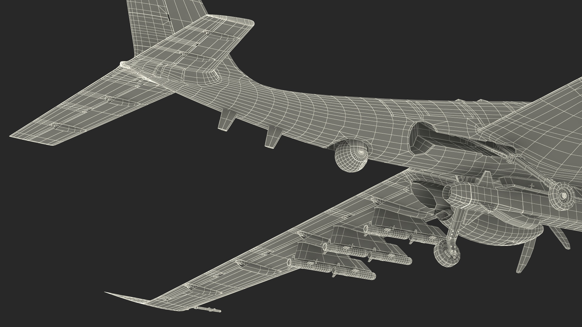 Baykar Bayraktar Akinci Rigged for Cinema 4D 3D model