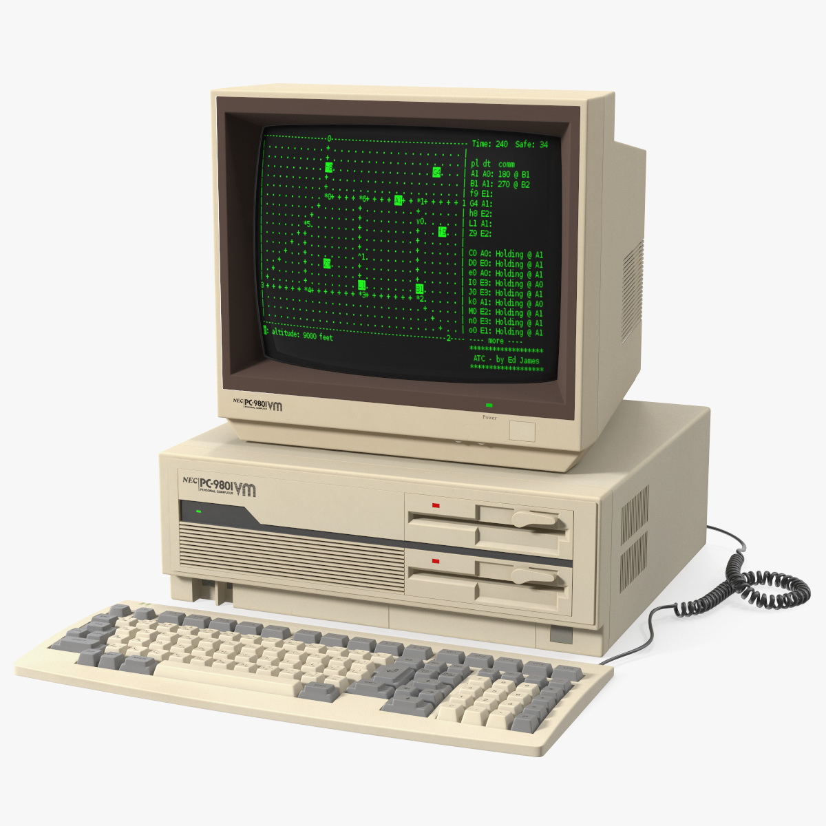 Japanese Retro Personal Computer Nec PC 98, view 8