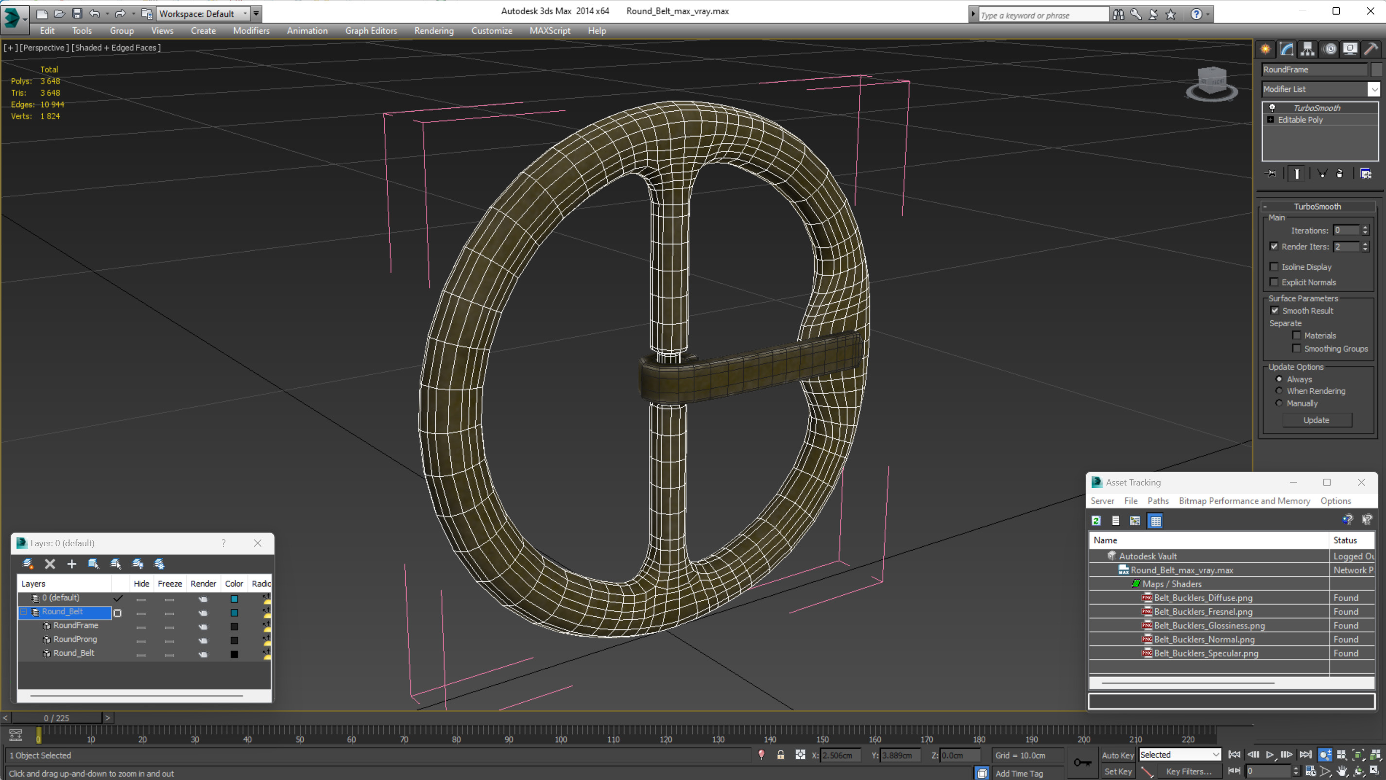3D model Round Belt