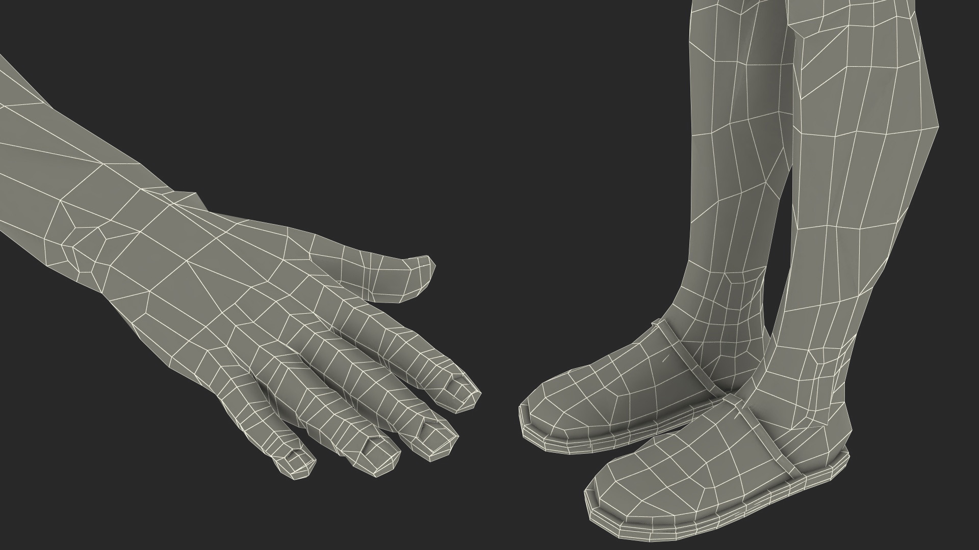 3D Afro American Grandpa Wearing Pajamas Rigged for Maya model