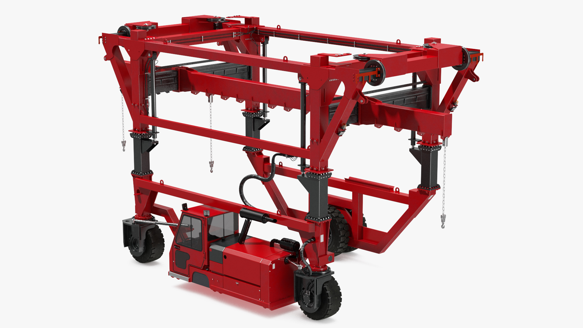 Heavy Duty Straddle Carrier 3D