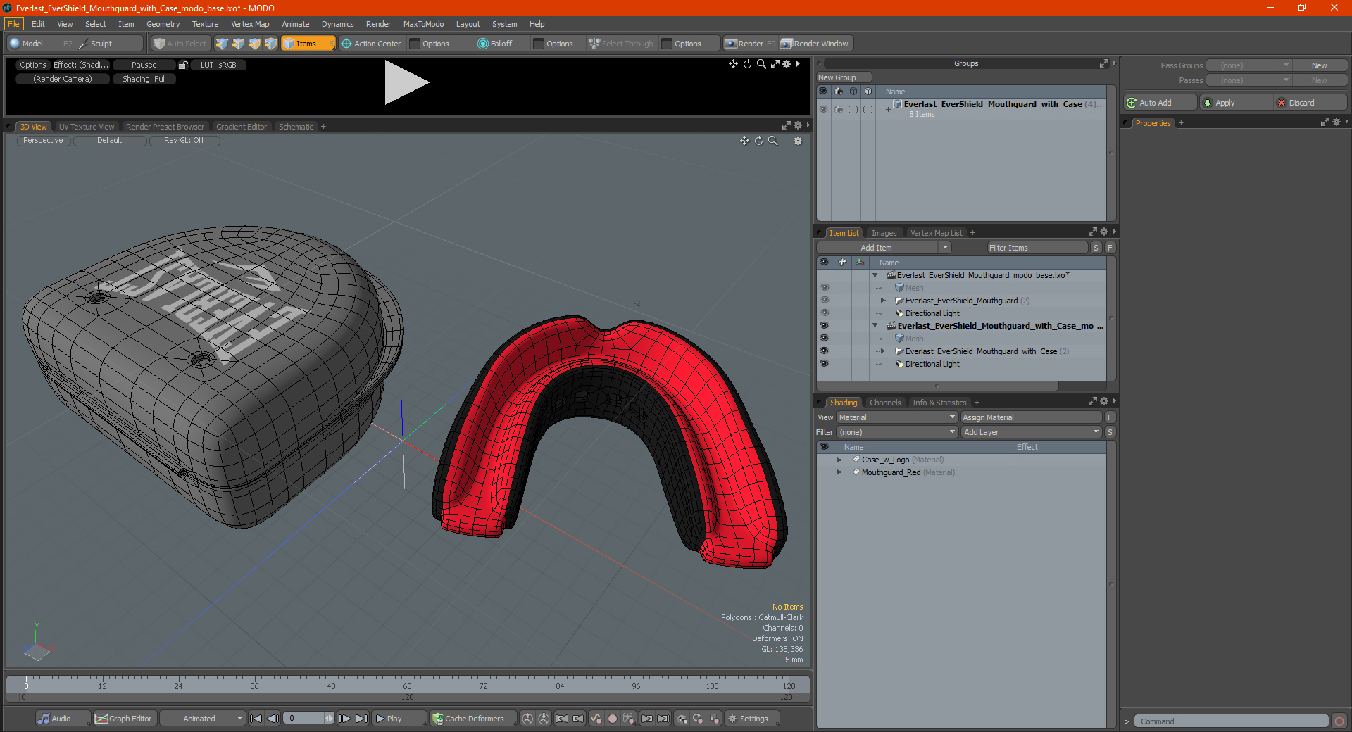 3D model Everlast EverShield Mouthguard with Case