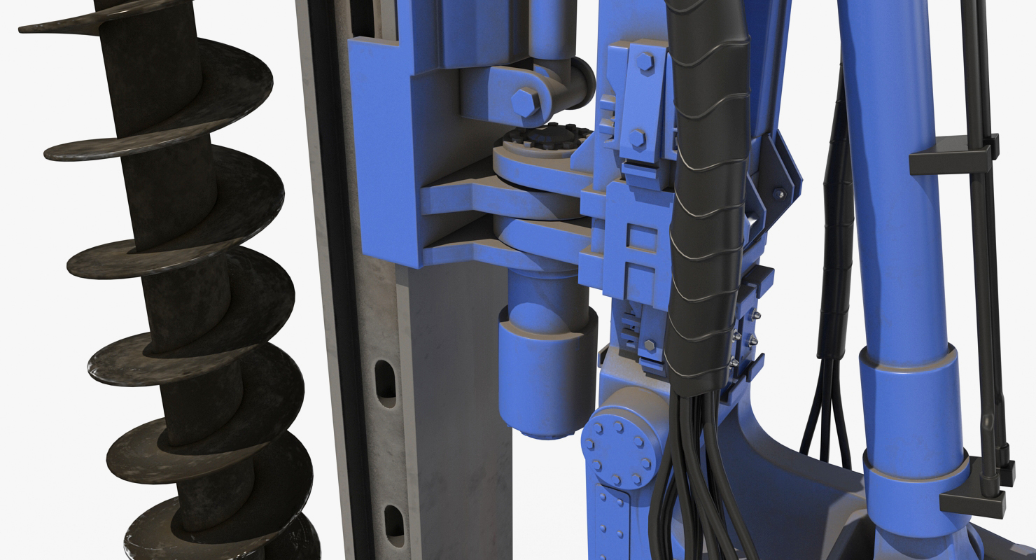 3D Spiral Drilling Machine Generic Rigged model