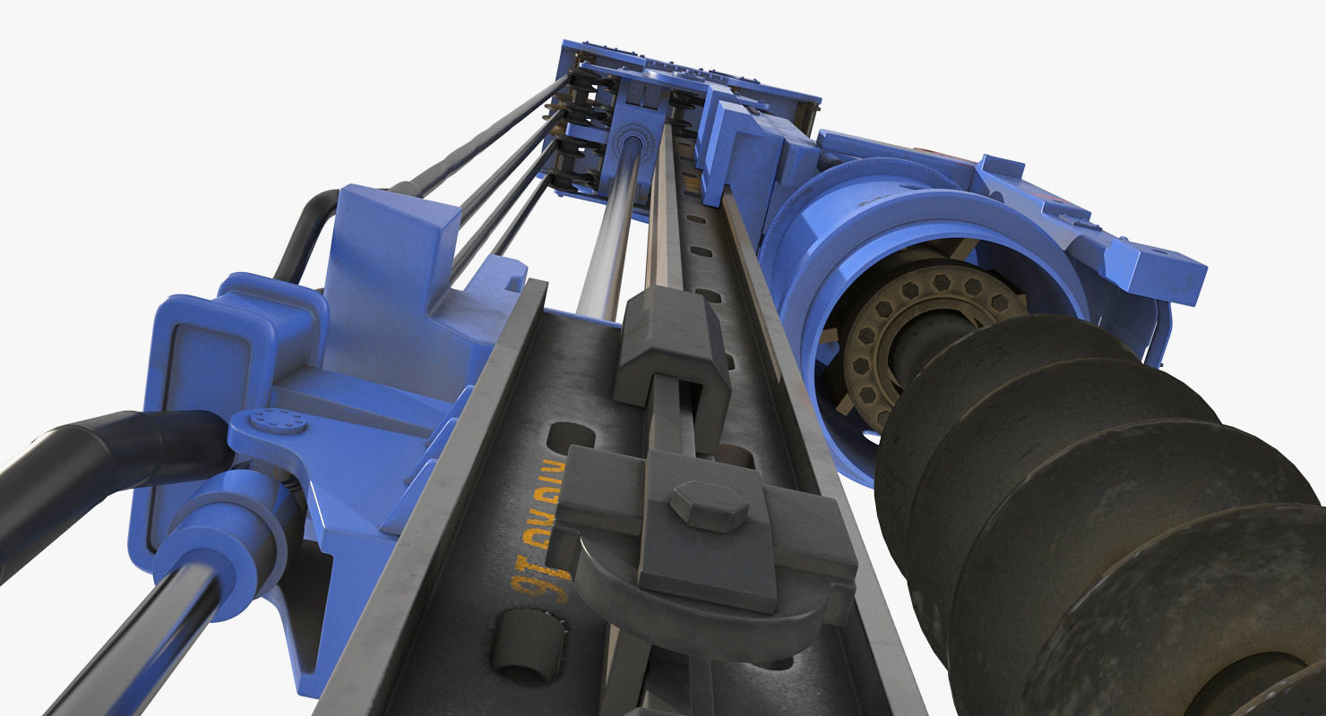 3D Spiral Drilling Machine Generic Rigged model