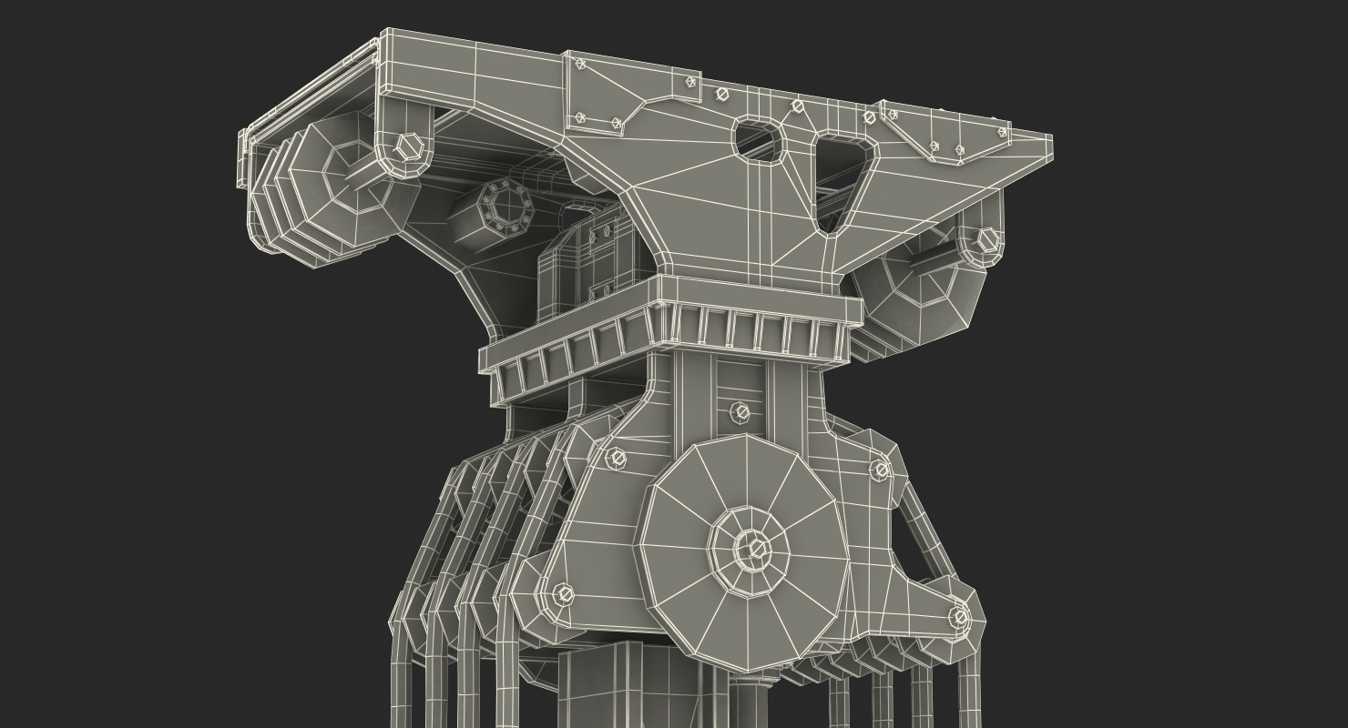 3D Spiral Drilling Machine Generic Rigged model