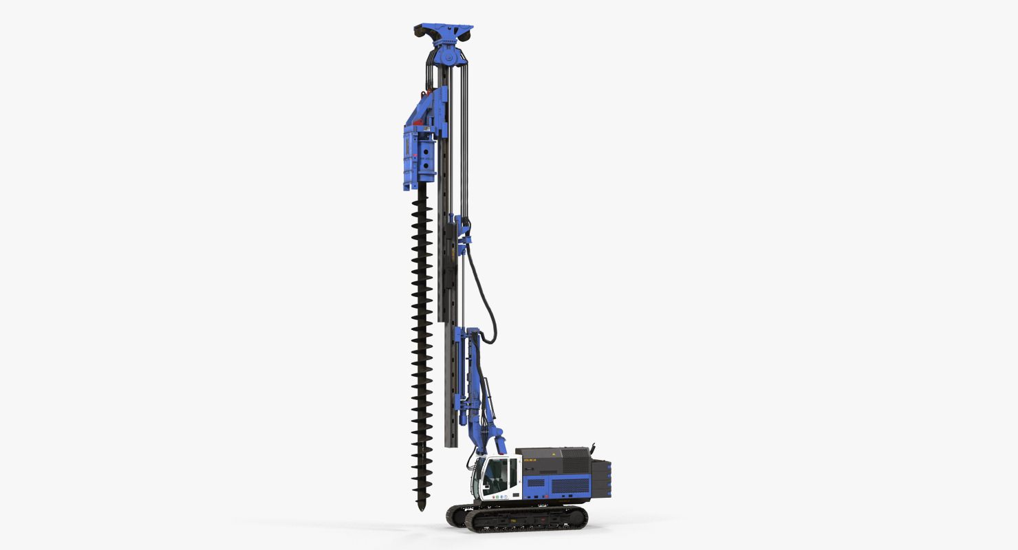 3D Spiral Drilling Machine Generic Rigged model