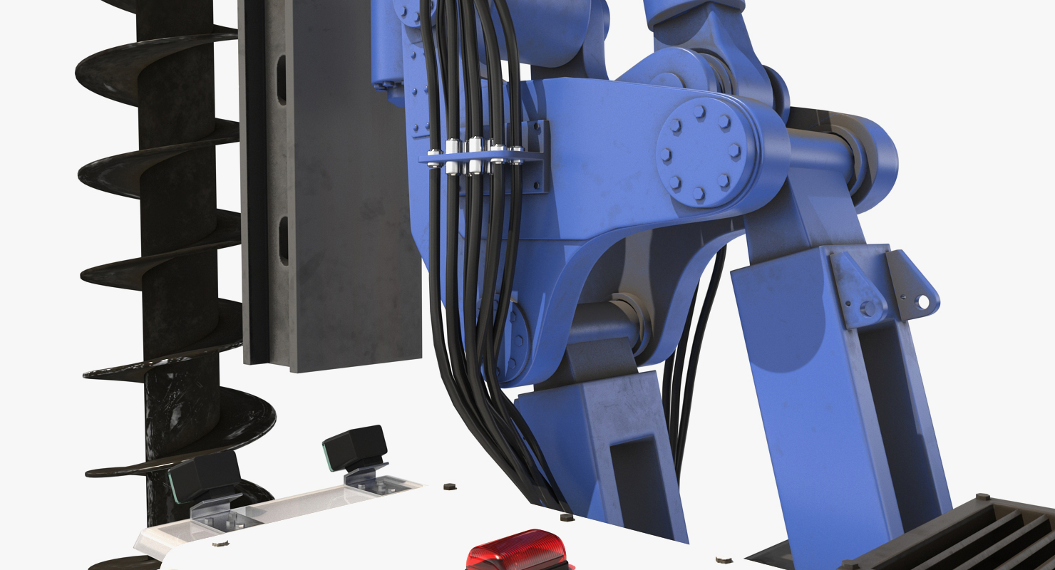 3D Spiral Drilling Machine Generic Rigged model
