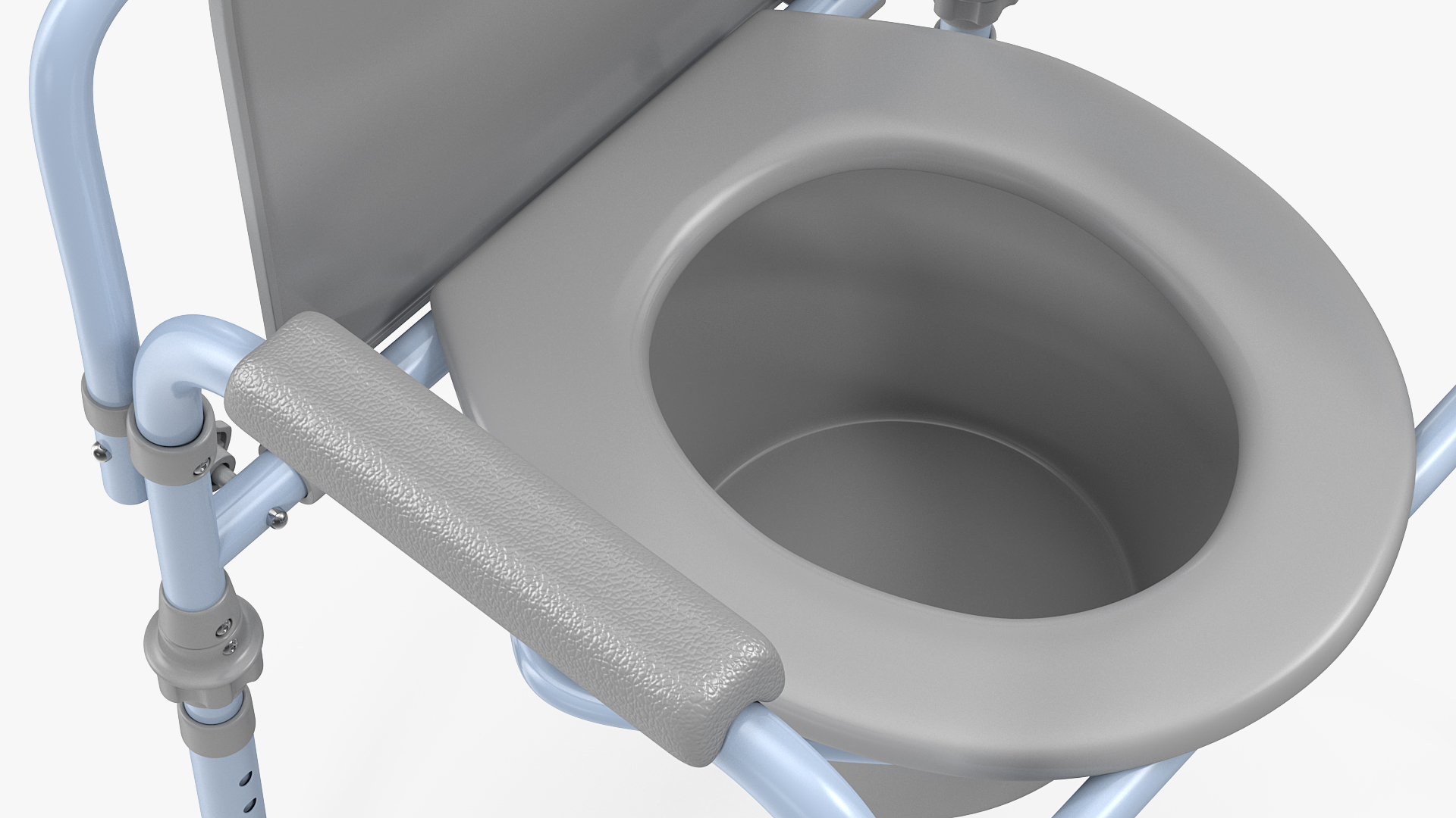 3D Medical Folding Bedside Commode Seat
