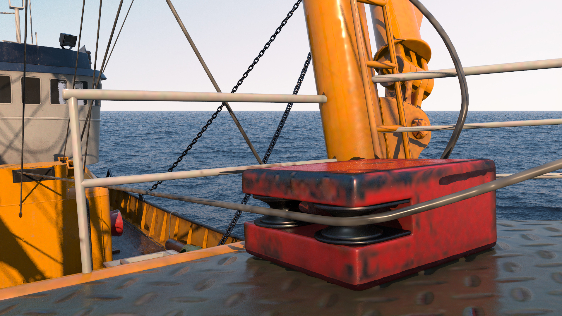3D model Fishing Trawler